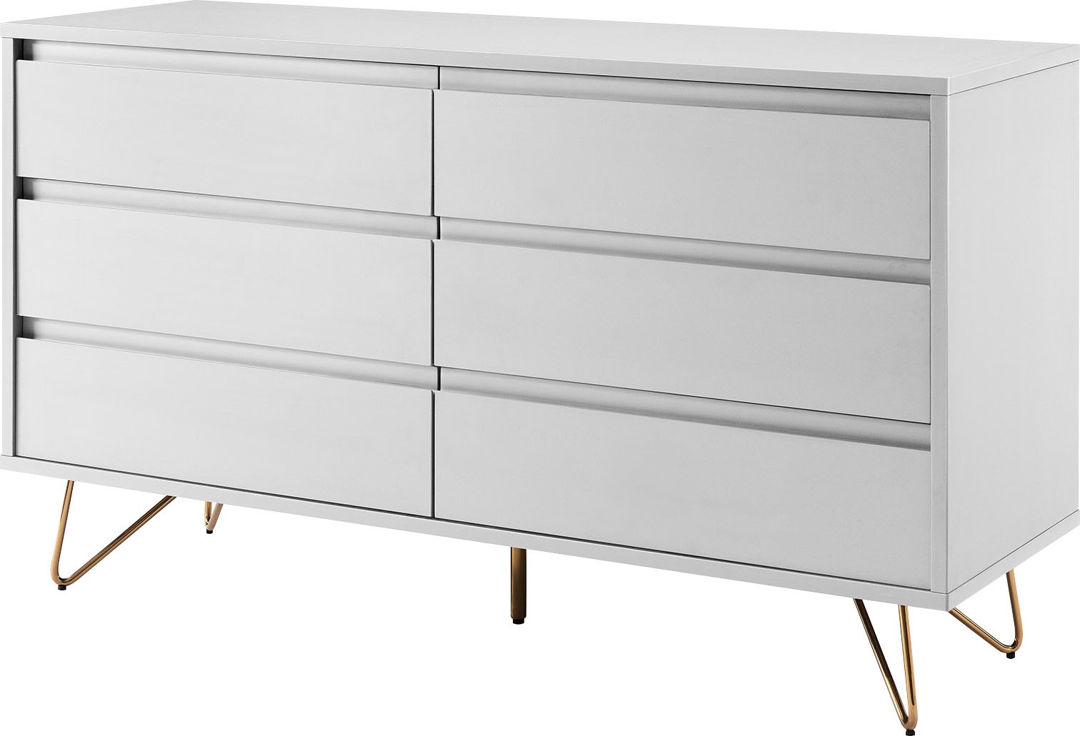 SalesFever Kommode "Bolton Design Sideboard mit Stauraum", Haarnadelbeine a günstig online kaufen