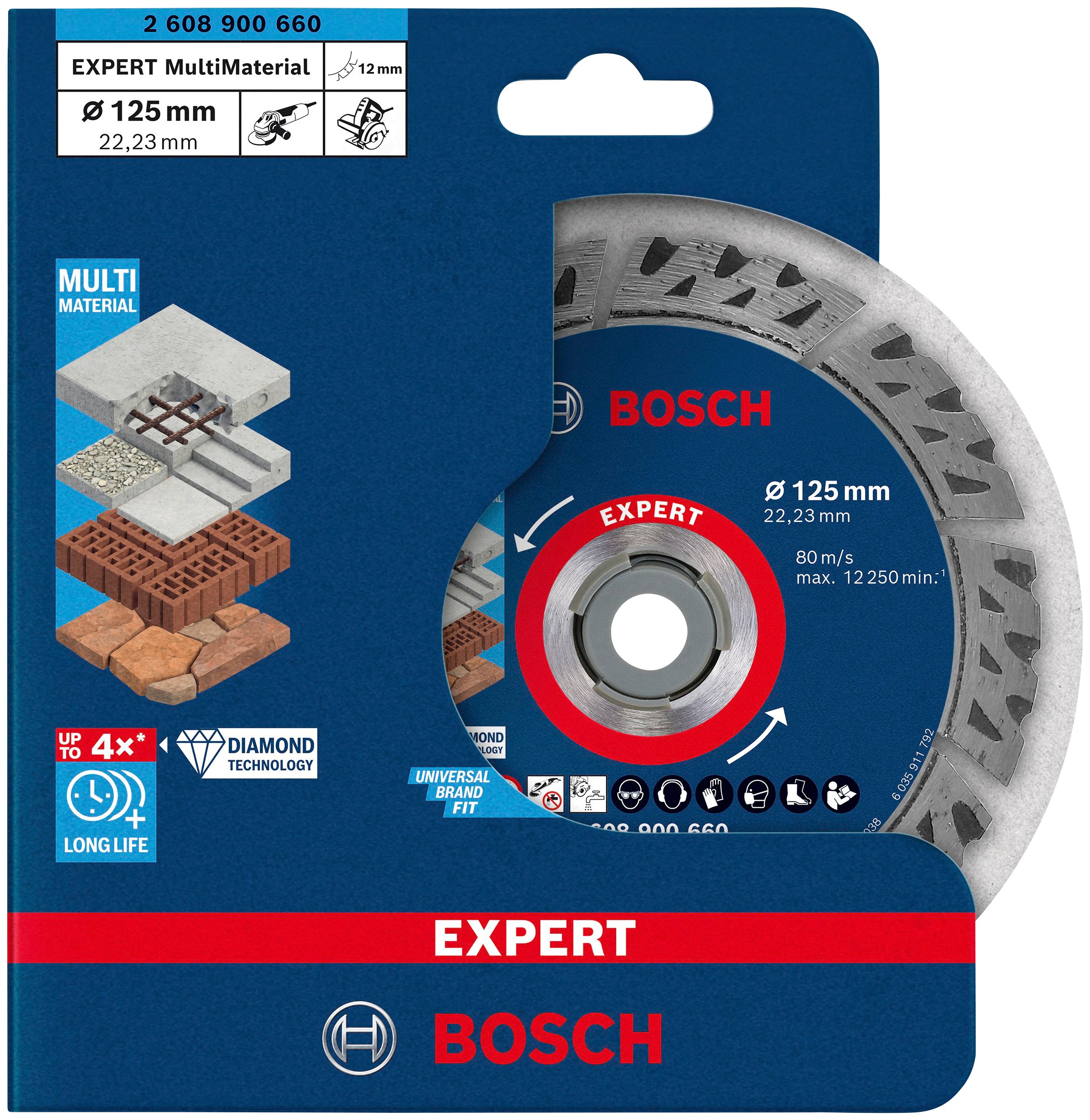 2,2 x Bosch 12 BAUR MultiMaterial«, kaufen x mm »Expert Professional 22,23 | Diamanttrennscheibe