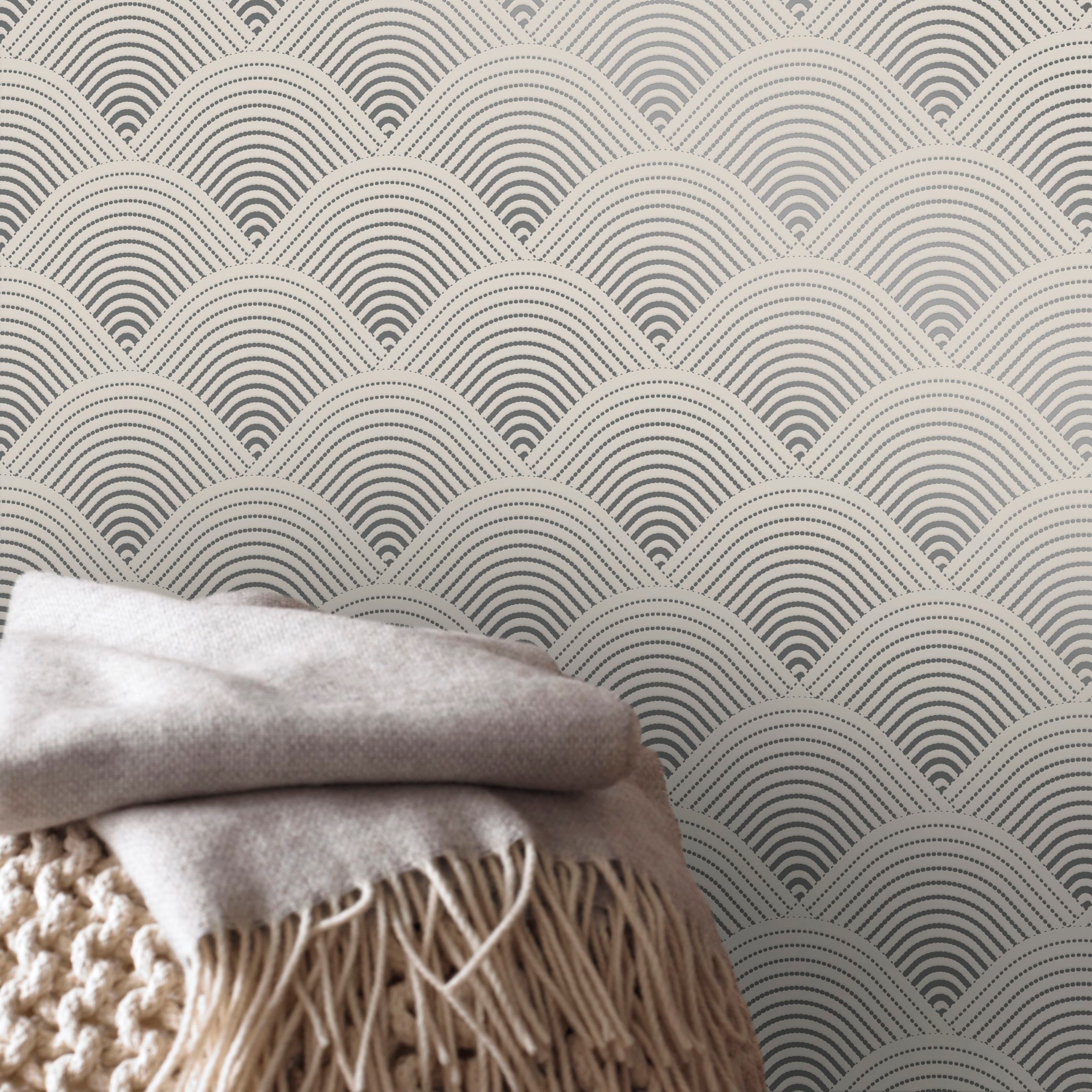 Superfresco Easy Vliestapete »Rodeo«, geometrisch, Taupe - 10mx52cm