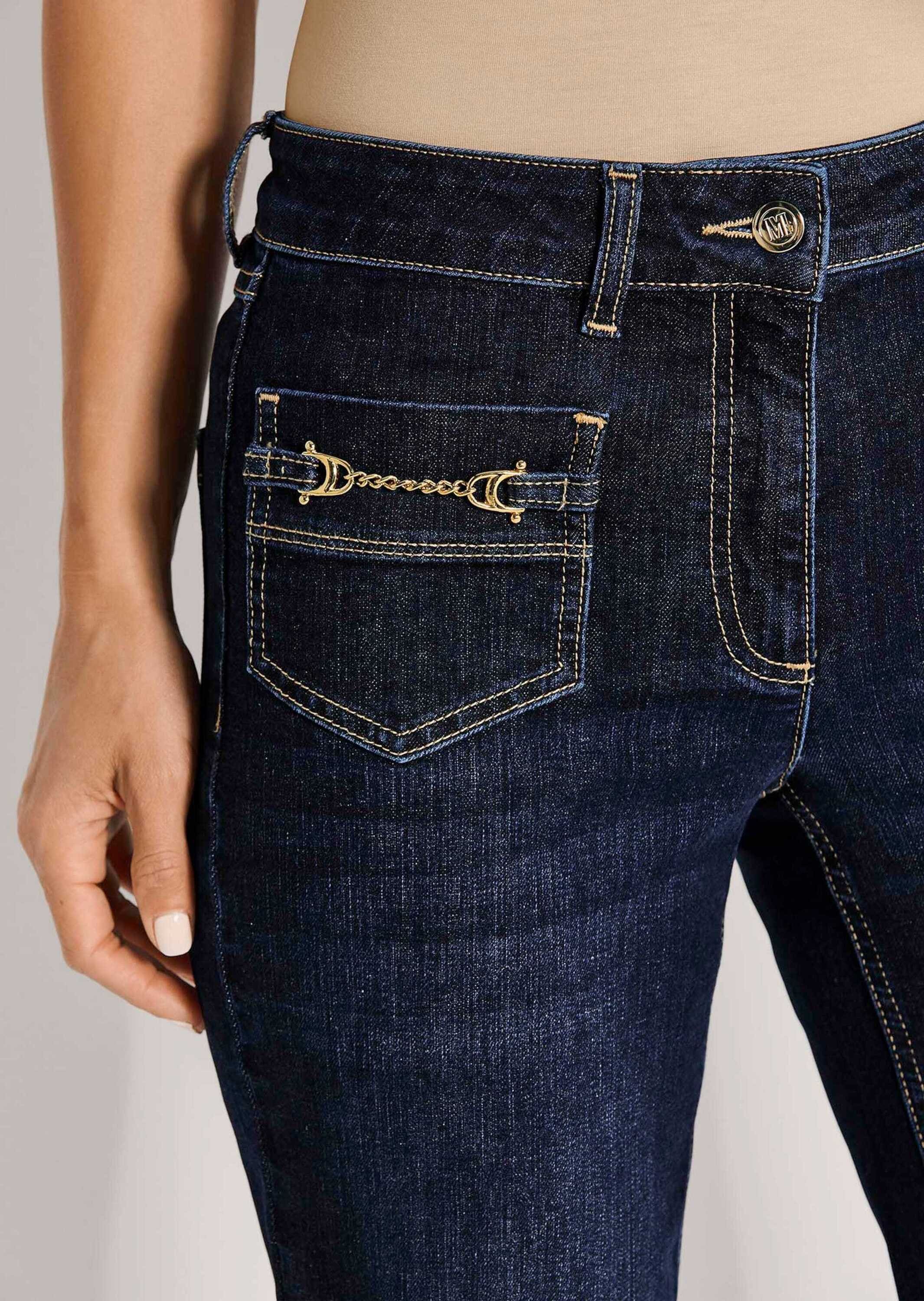 MADELEINE Regular-fit-Jeans »Hose Schmale Jeans mit geradem Bein«