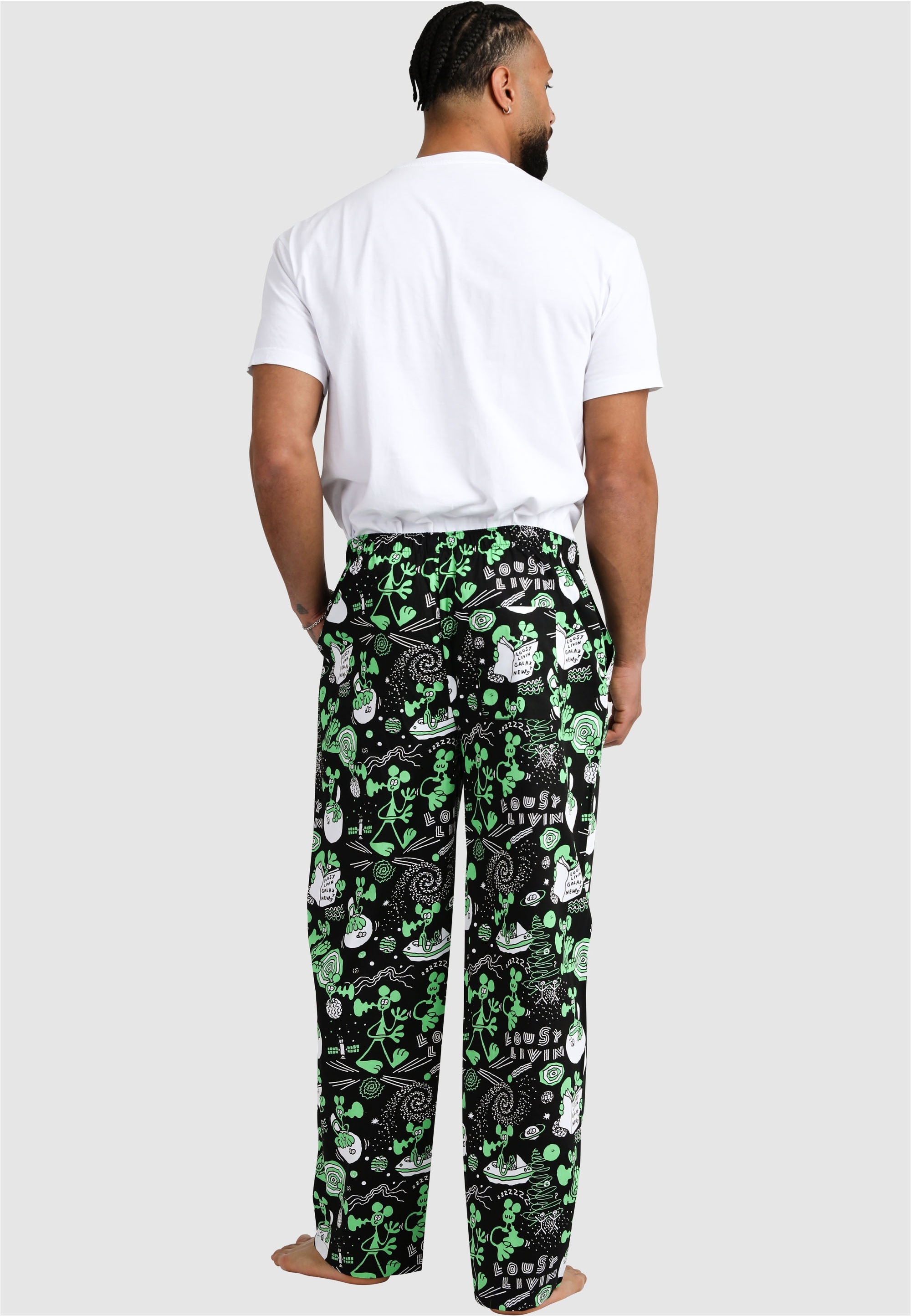 Lousy Livin Schlafhose "Outerspace", mit Gummizug und praktischem Tunnelzug günstig online kaufen