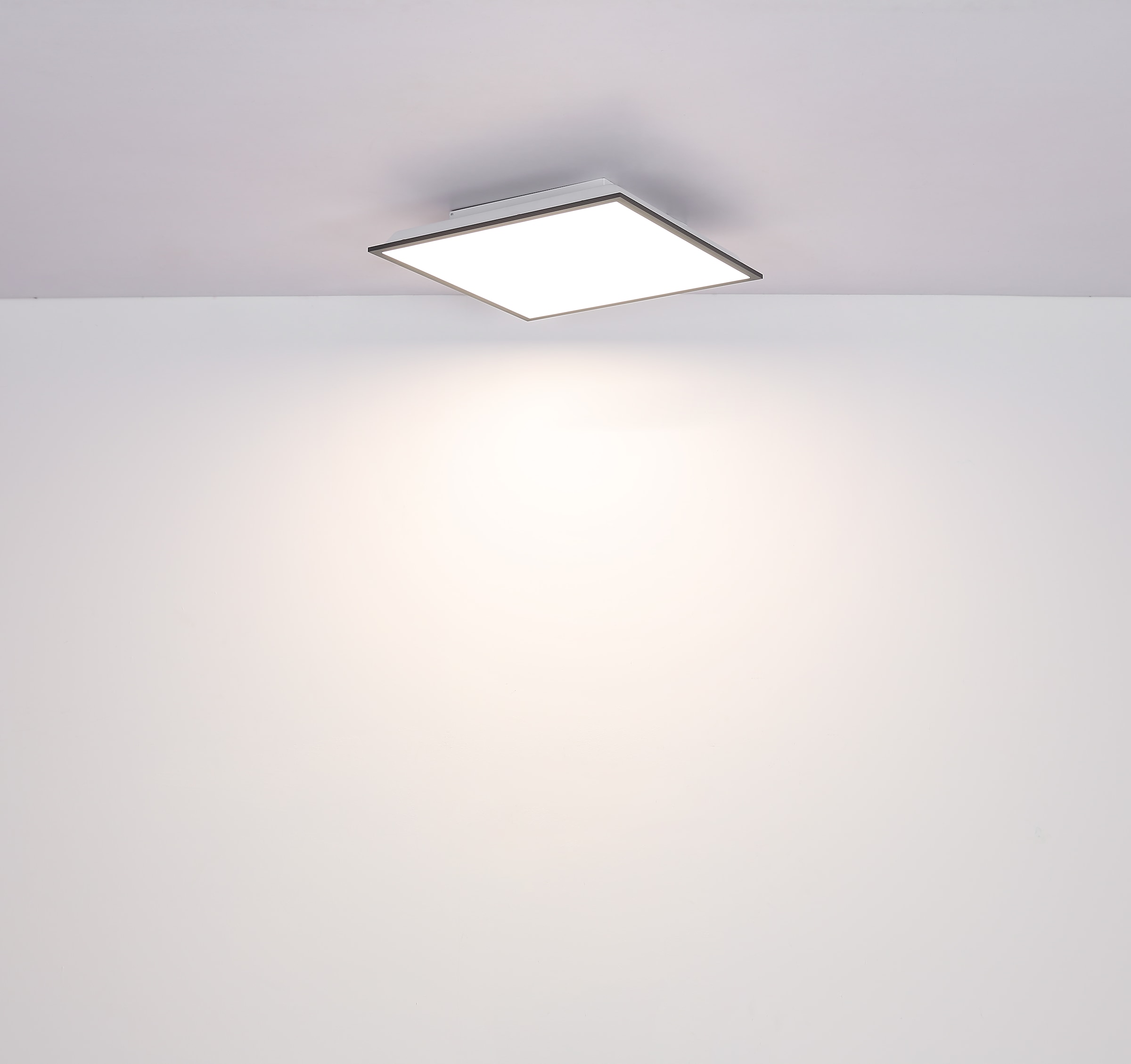 GLOBO LIGHTING LED Deckenleuchte »DORO«, Leuchtmittel LED-Modul | LED fest integriert, Deckenlampe/holzoptik/quadratisch/Wohnzimmer/Schlafzimmer