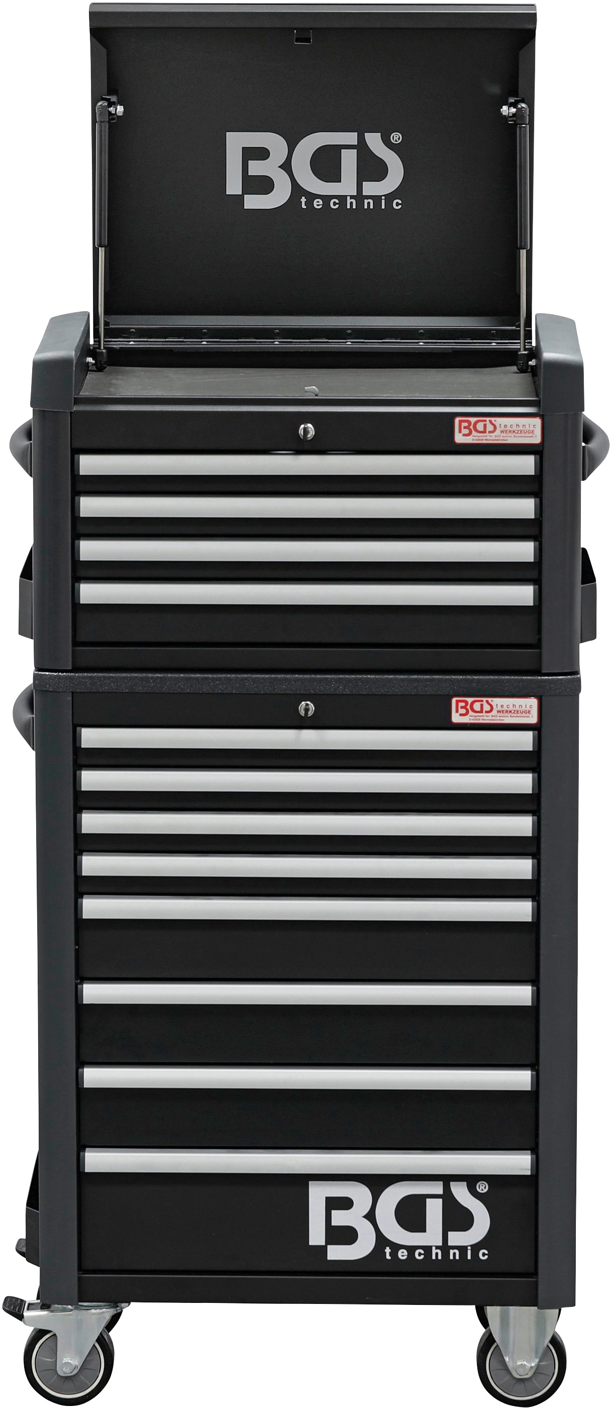 BGS Werkstattwagen »Profi Standard Maxi«, (263 tlg.), 12 Schubladen