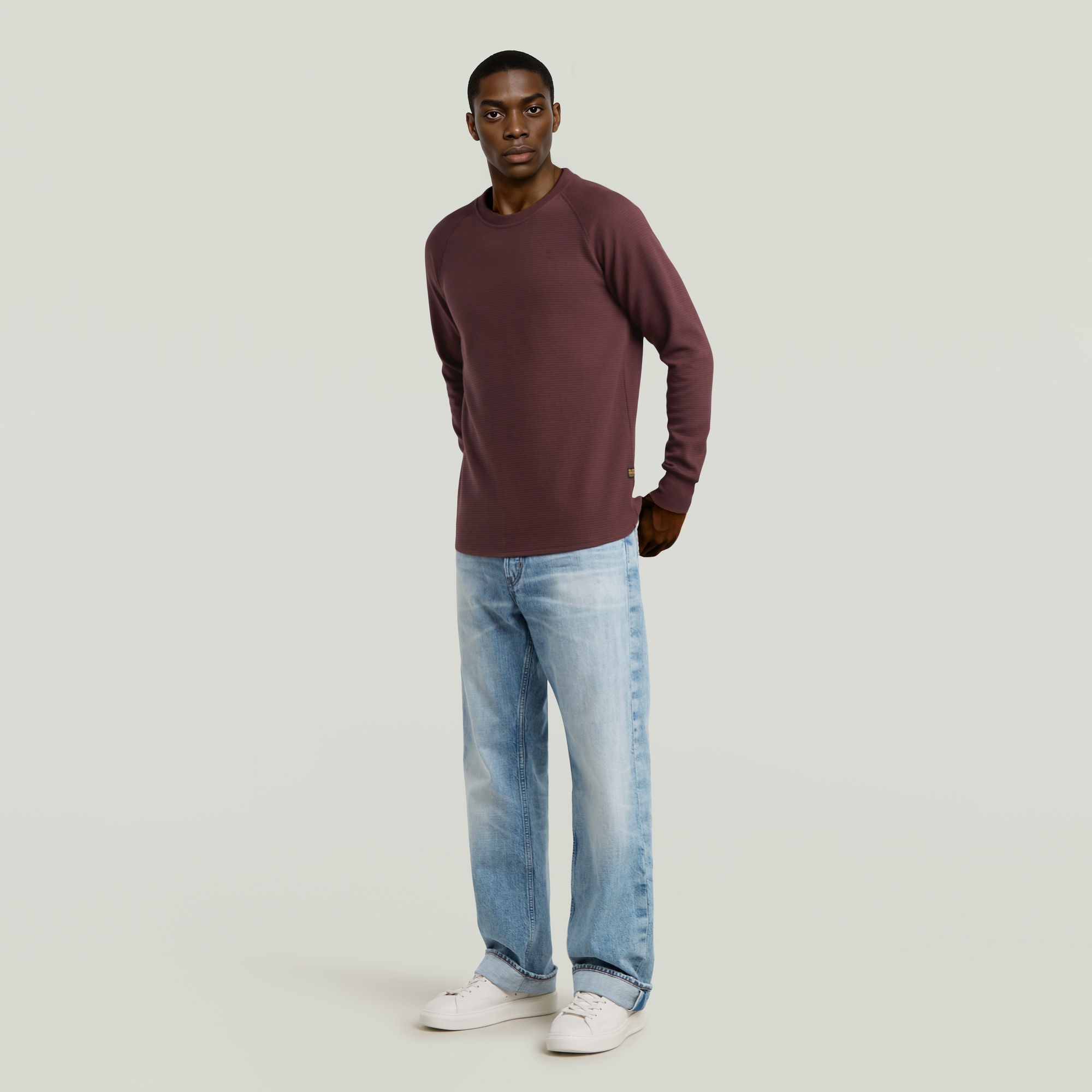 G-STAR Sweater »Jirgi«, mit Label-Detail auf der Brust
