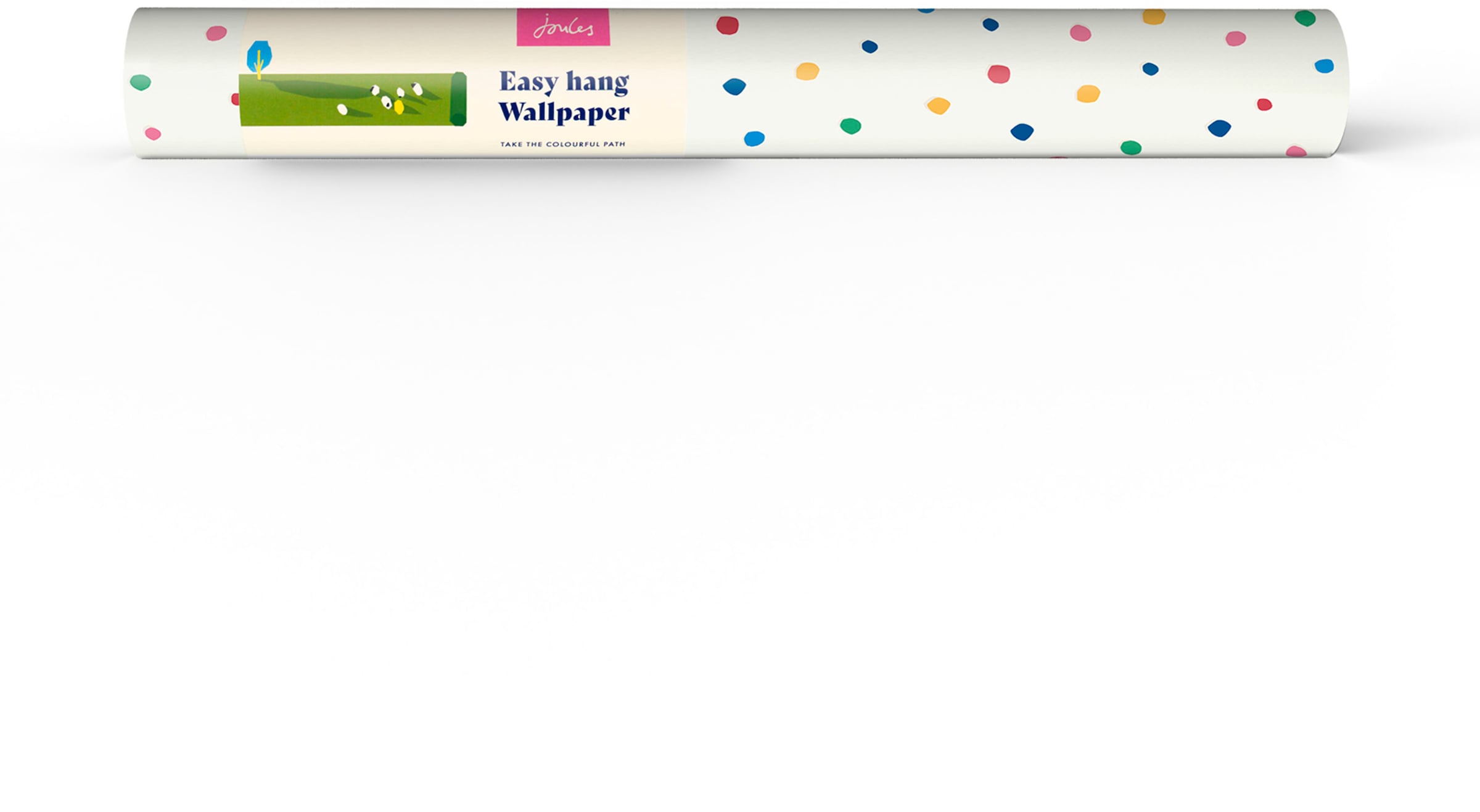 Joules Vliestapete »Lynx Multi Spot White / Rainbow«, Motiv, Motiv