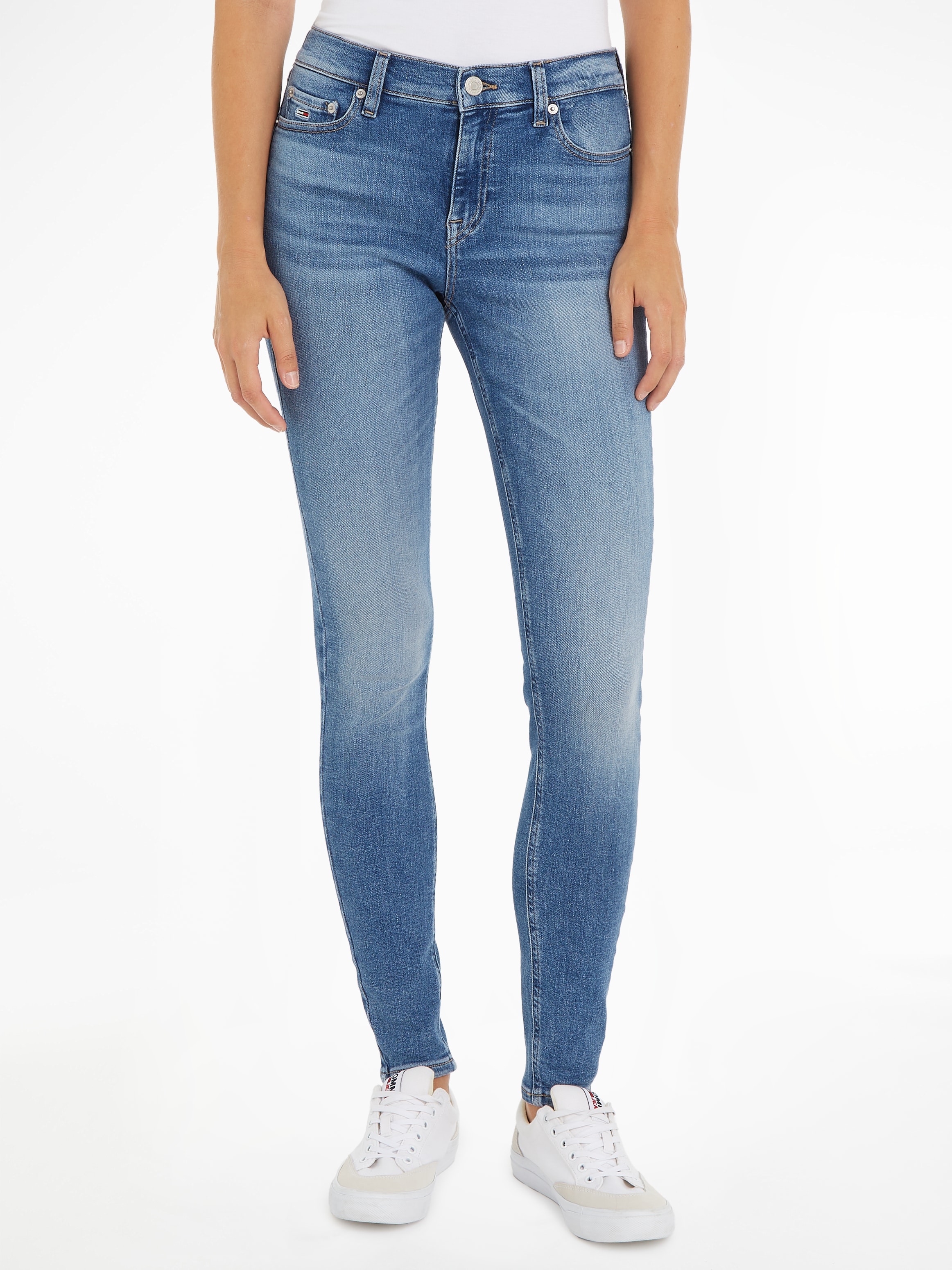 Tommy Jeans Skinny-fit-Jeans "Nora Mid Rise Skinny Fit", im 5-Pocket-Style günstig online kaufen