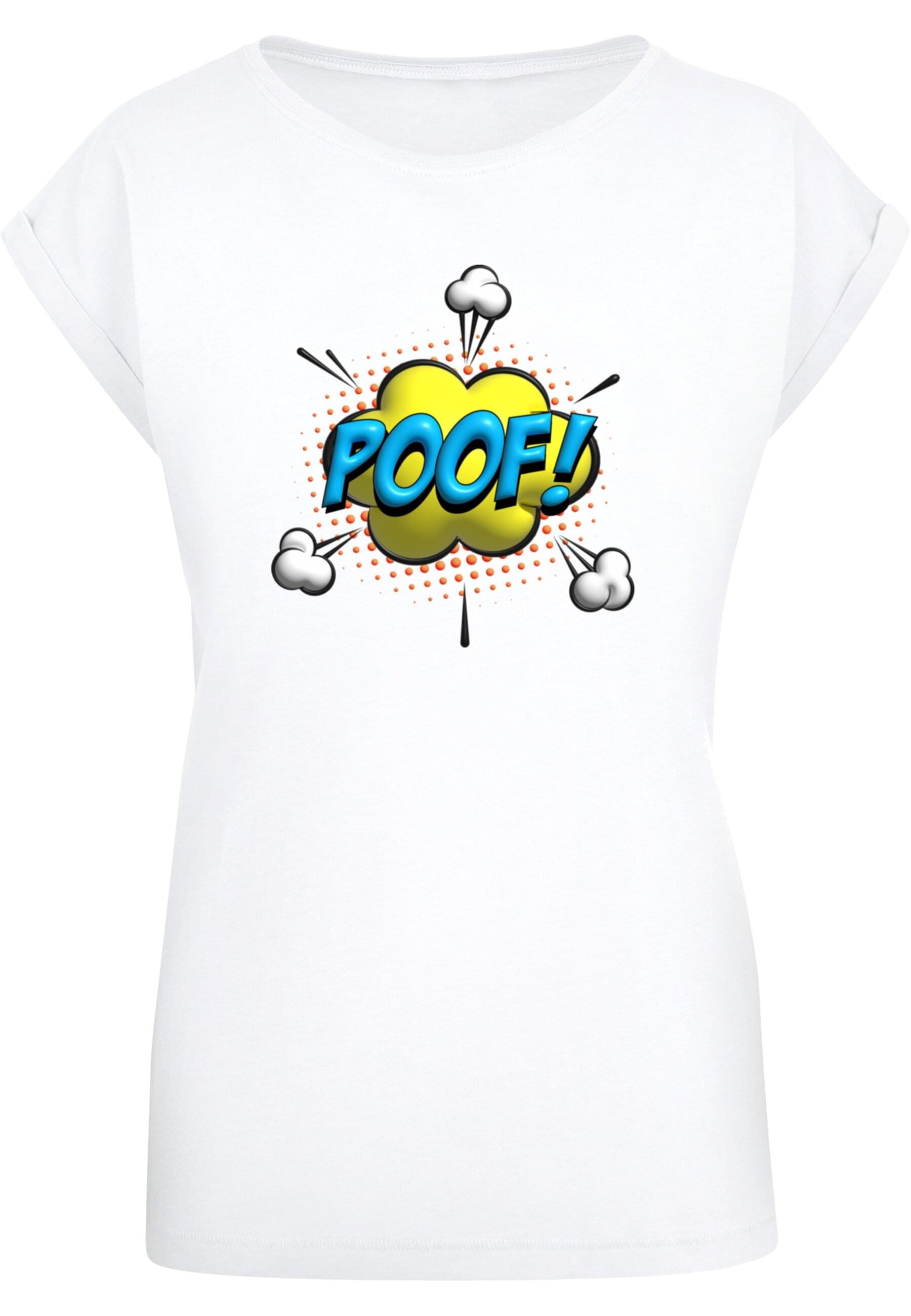 Merchcode T-Shirt "Merchcode Damen Ladies POOF Comic Extended Shoulder Tee" günstig online kaufen