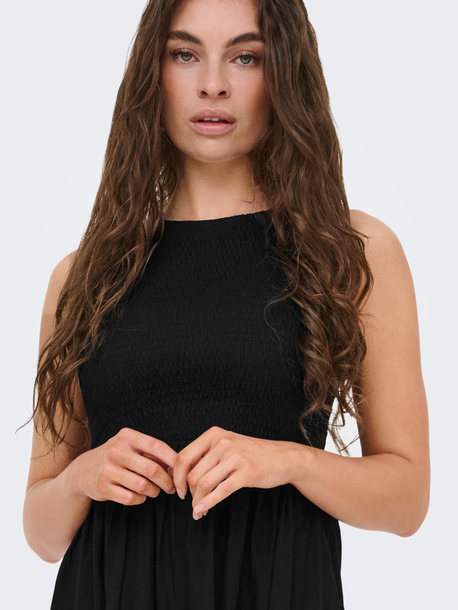 JDY Midikleid »JDYDIEGO S/L SMOCK MIDI DRESS WVN NOOS«
