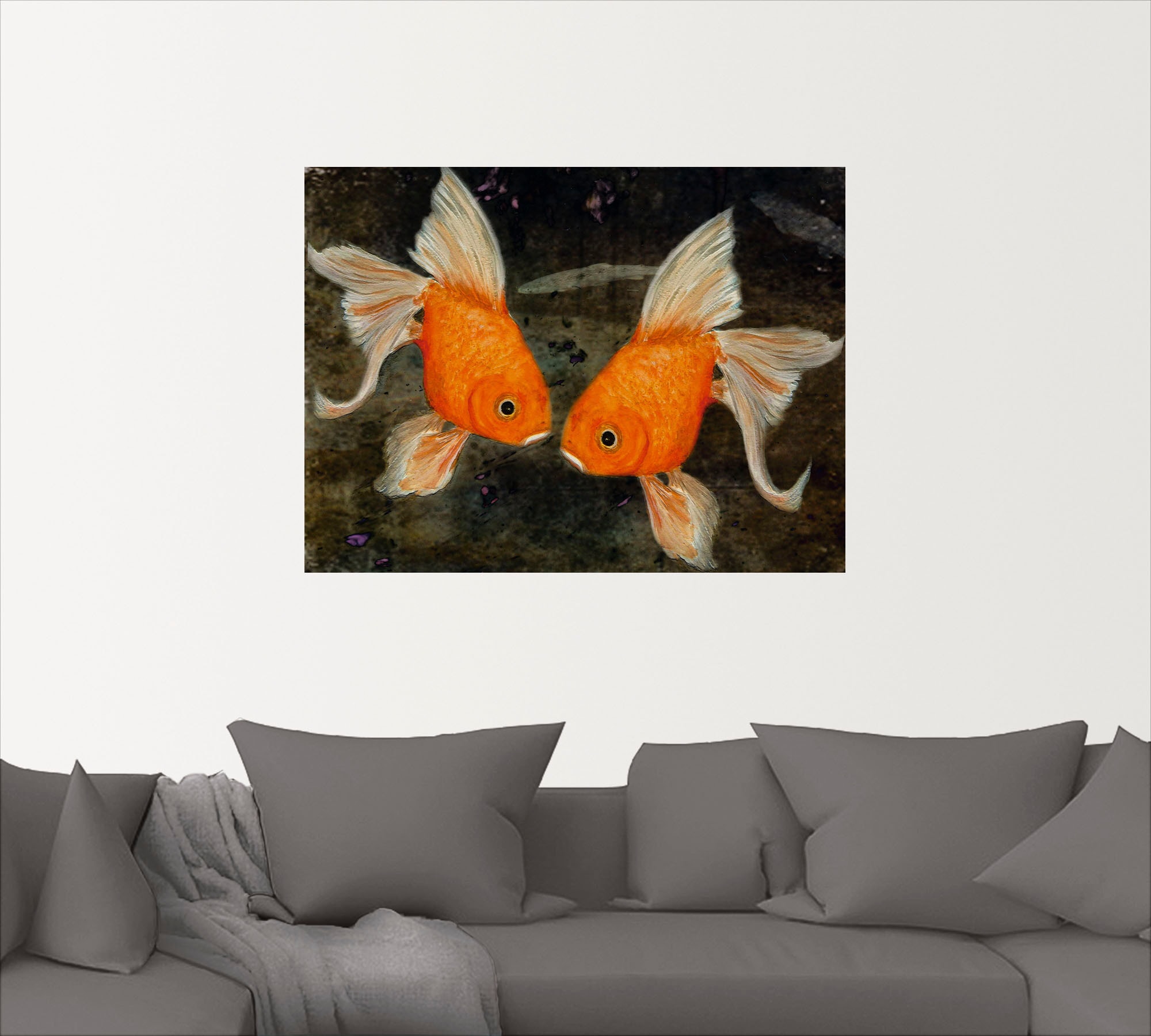 Black Friday Artland Wandbild »Turtelfische«, oder BAUR als St.), Poster | in Wandaufkleber Leinwandbild, Größen Wassertiere, versch. (1