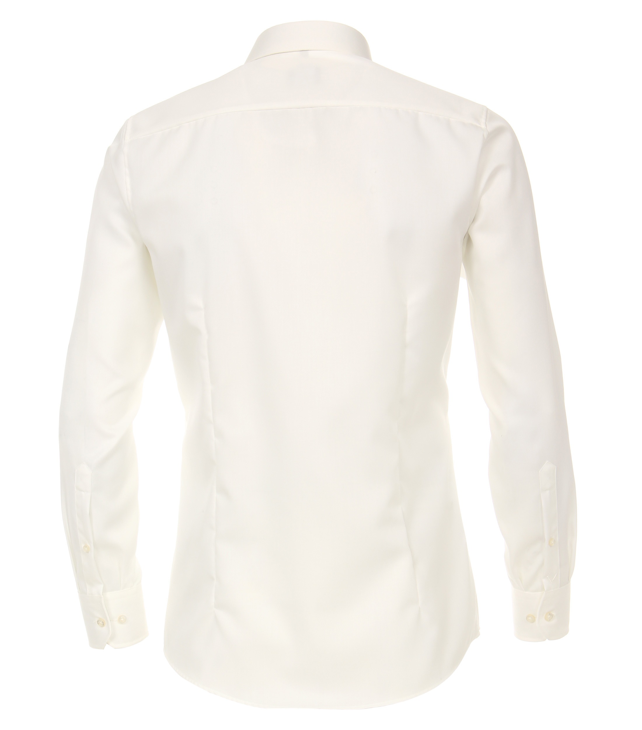 Businesshemd VENTI "VENTI Businesshemd uni", Herren, Gr. 42, Normalgrößen, beige (champagner), 100% Baumwolle, unifarben, schmal, Hemden 3