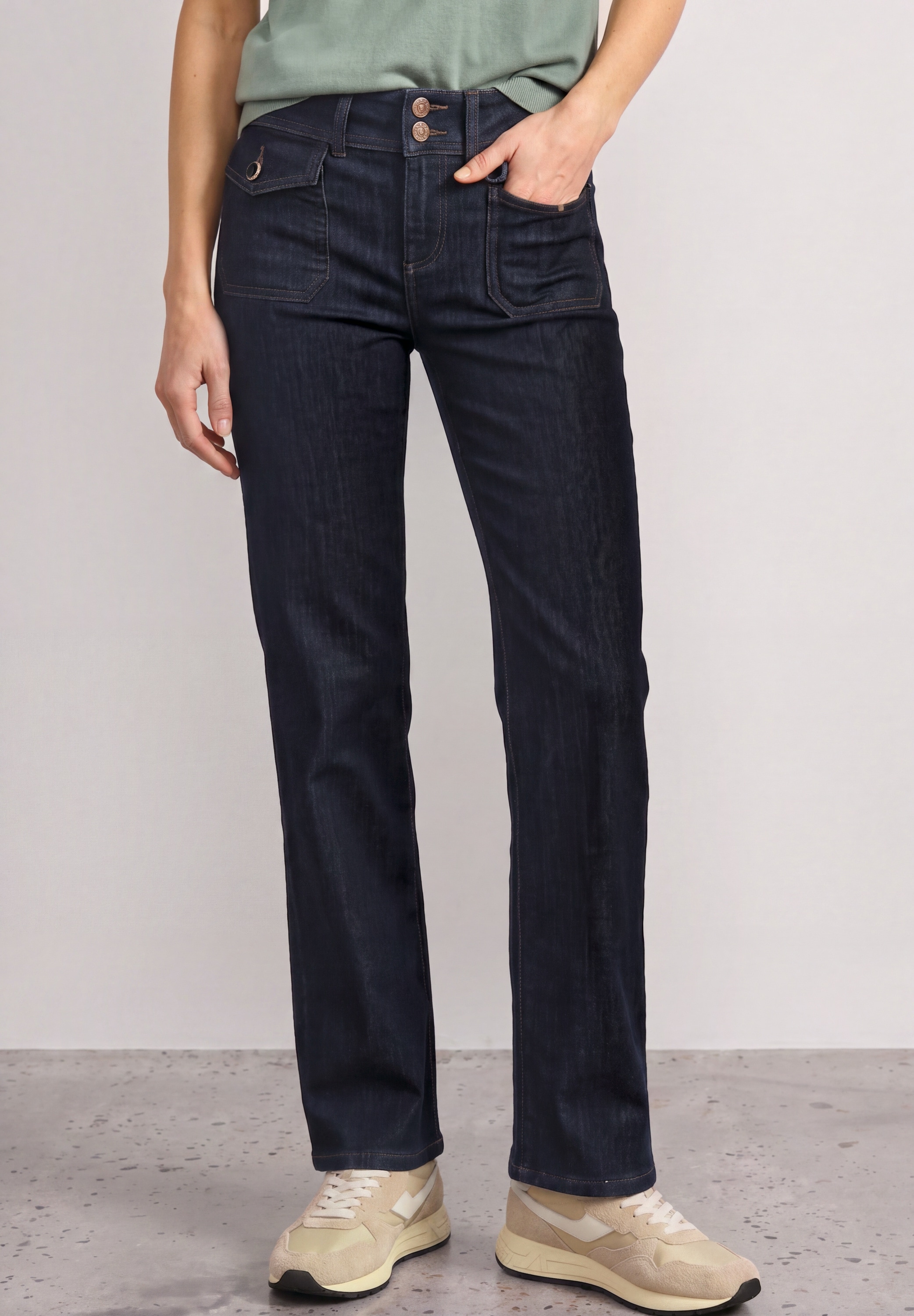 STREET ONE Comfort-fit-Jeans Middle Waist