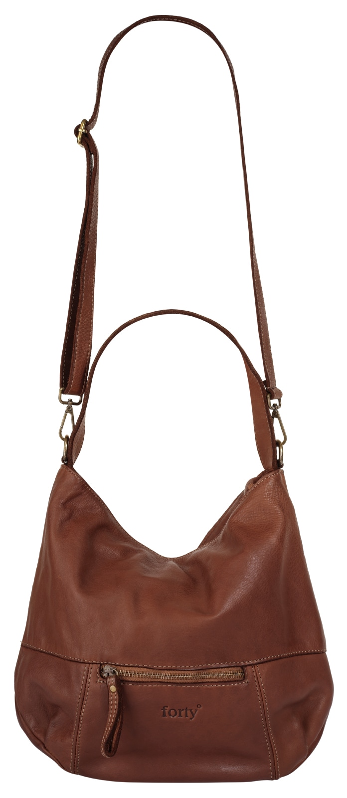 forty° Shopper, echt Leder, Made in Italy
