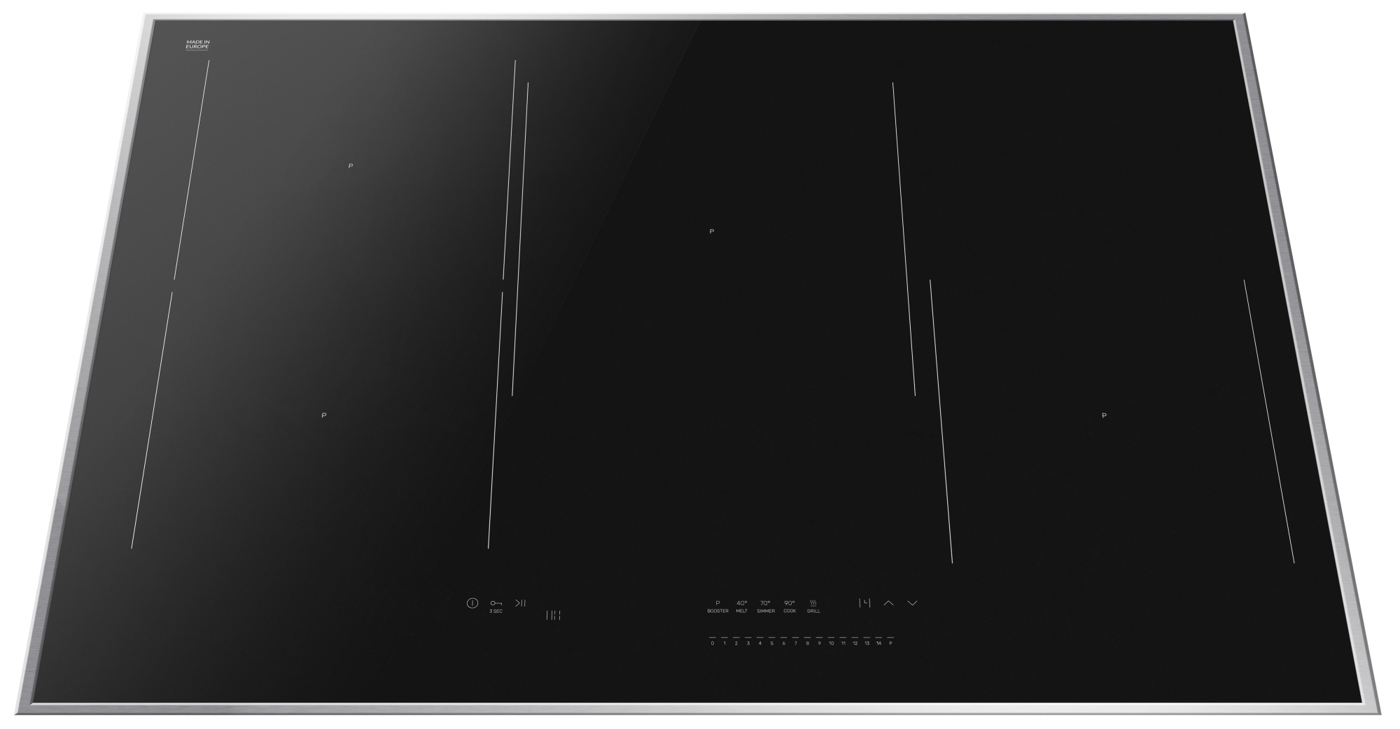 Amica Induktions-Kochfeld "KMI 772 680 E" Viel Platz und schnelle Hitze für günstig online kaufen