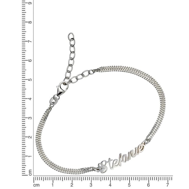 Firetti Armband mit Gravur »Schmuck Geschenk Silber 925 Namensarmband zur  Namenskette«, GRAVURwunsch per Mail, Anlass Geburtstag Valentinstag  Weihnachten kaufen | BAUR