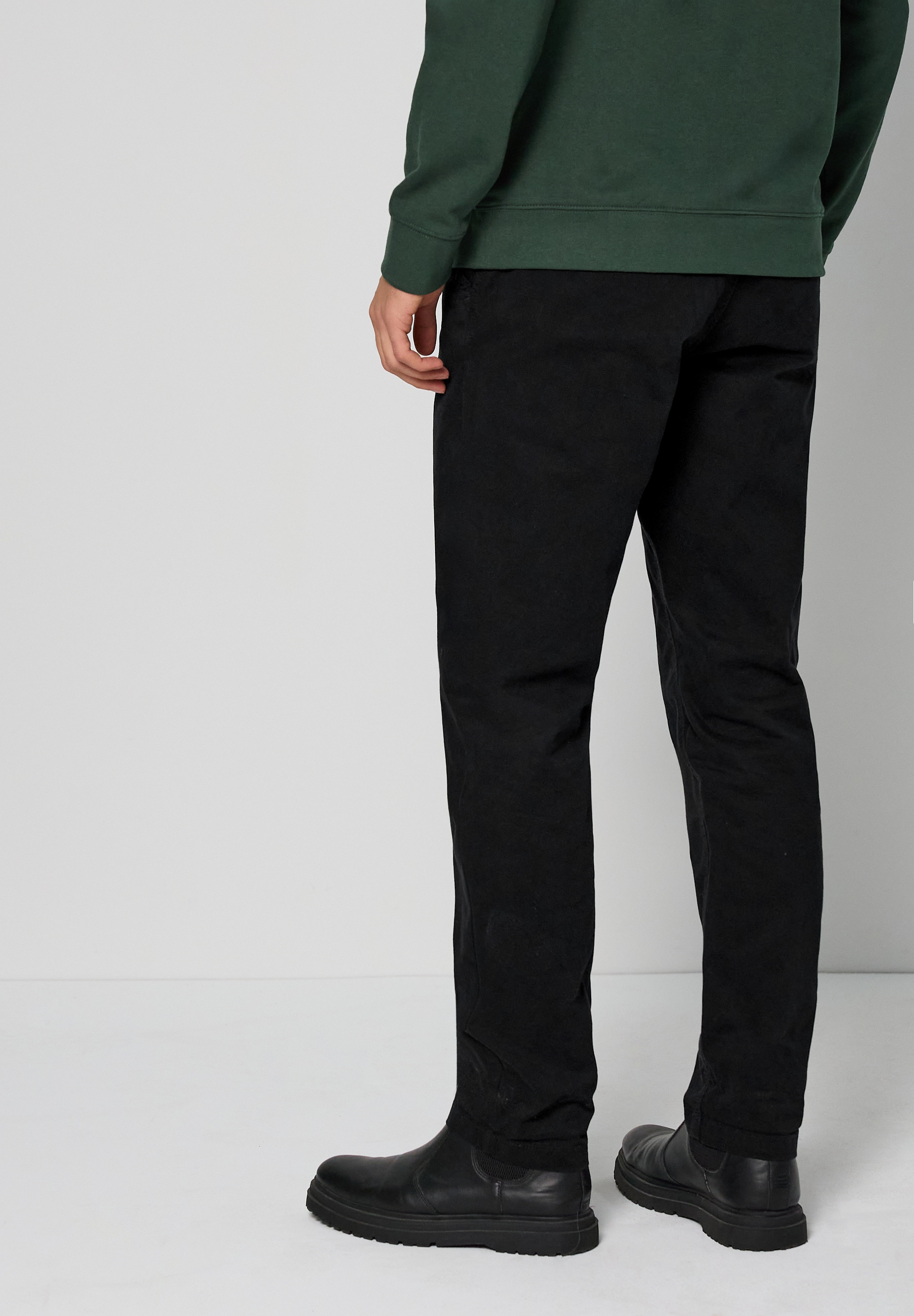 STREET ONE MEN Chinohose  aus Baumwolle mit Stretchanteil