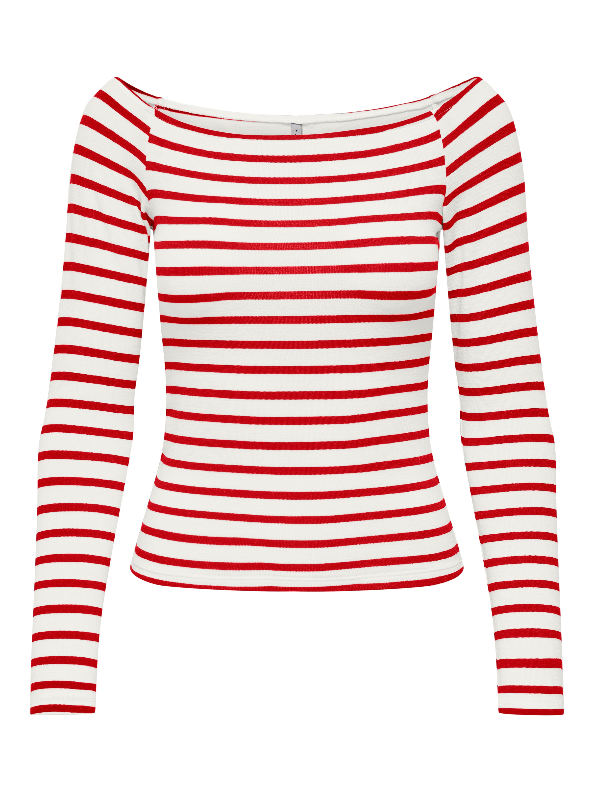 ONLY Langarmshirt »ONLGLAMOUR L/S BOAT NECK TOP BOX CC JRS«
