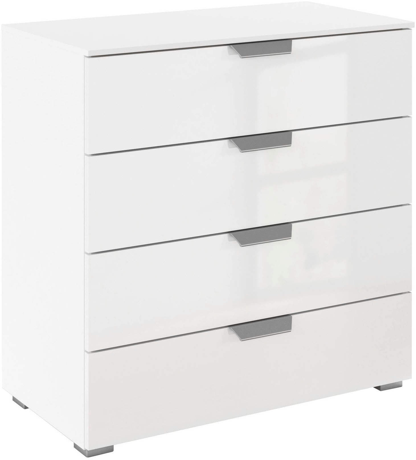 OTTO home "Kommode Sideboard Schubladenkommode Schlafzimmerkommode ORIAS" Breite 80 cm, mit eleganter Dekor- oder Hochglanzfront, vier große und geräumige Schubladen mit viel Stauraum MADE IN GERMANY