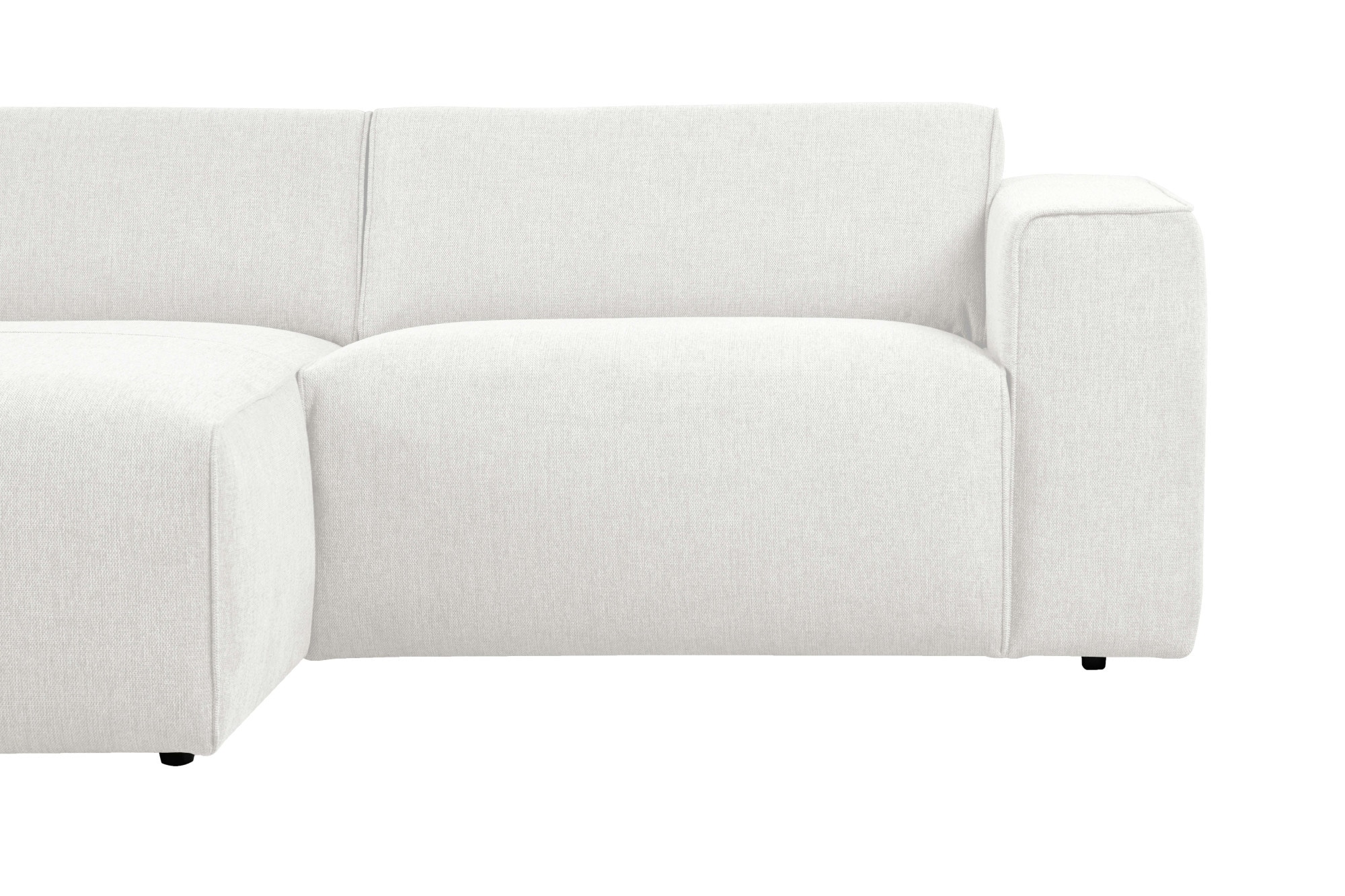 andas Ecksofa »Noord mit Kedernaht, Breite 234 cm«, mit Kedernaht, Breite 234 cm, Cord, Struktur, Webstoff