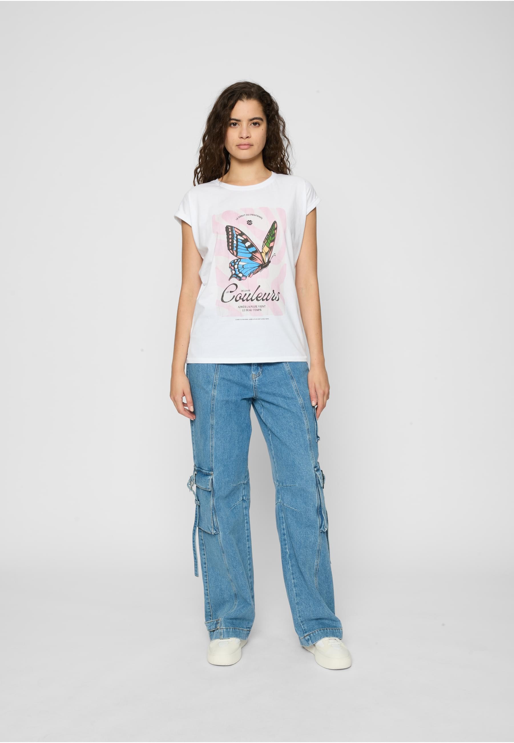 MisterTee T-Shirt »MisterTee Damen Ladies Couleurs Tee«, (1 tlg.)