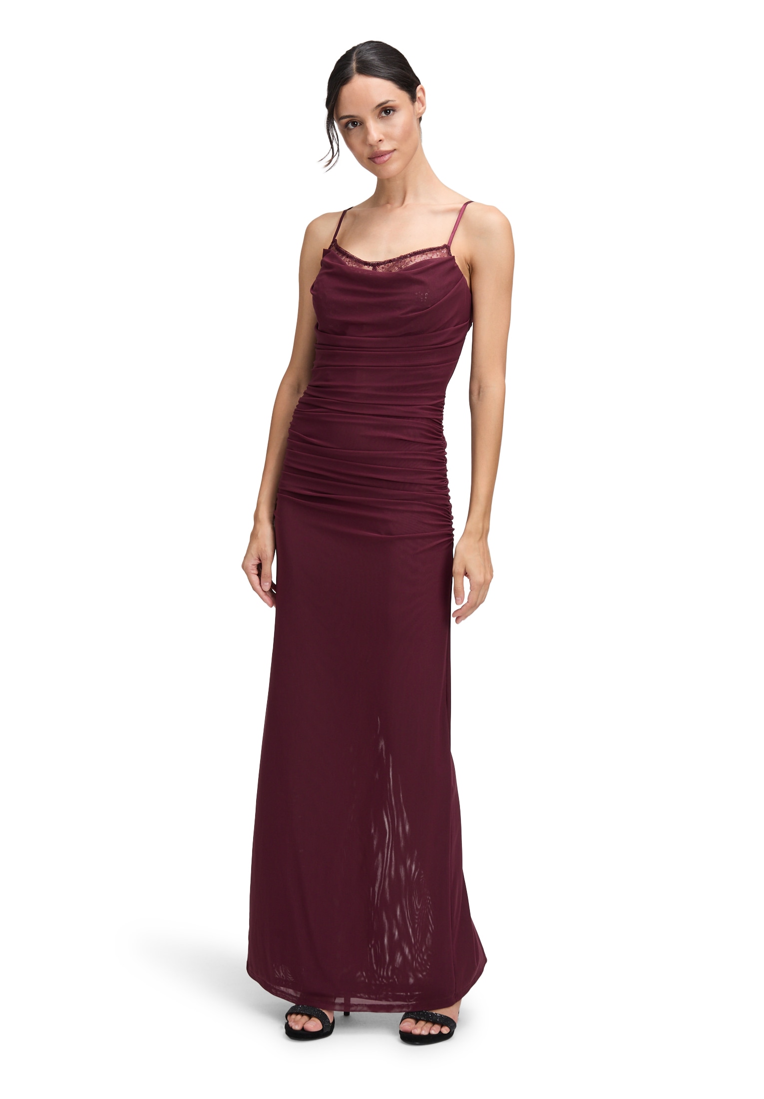 Vera Mont Abendkleid "Vera Mont Damen Abendkleid mit Spitzeneinsatz" günstig online kaufen