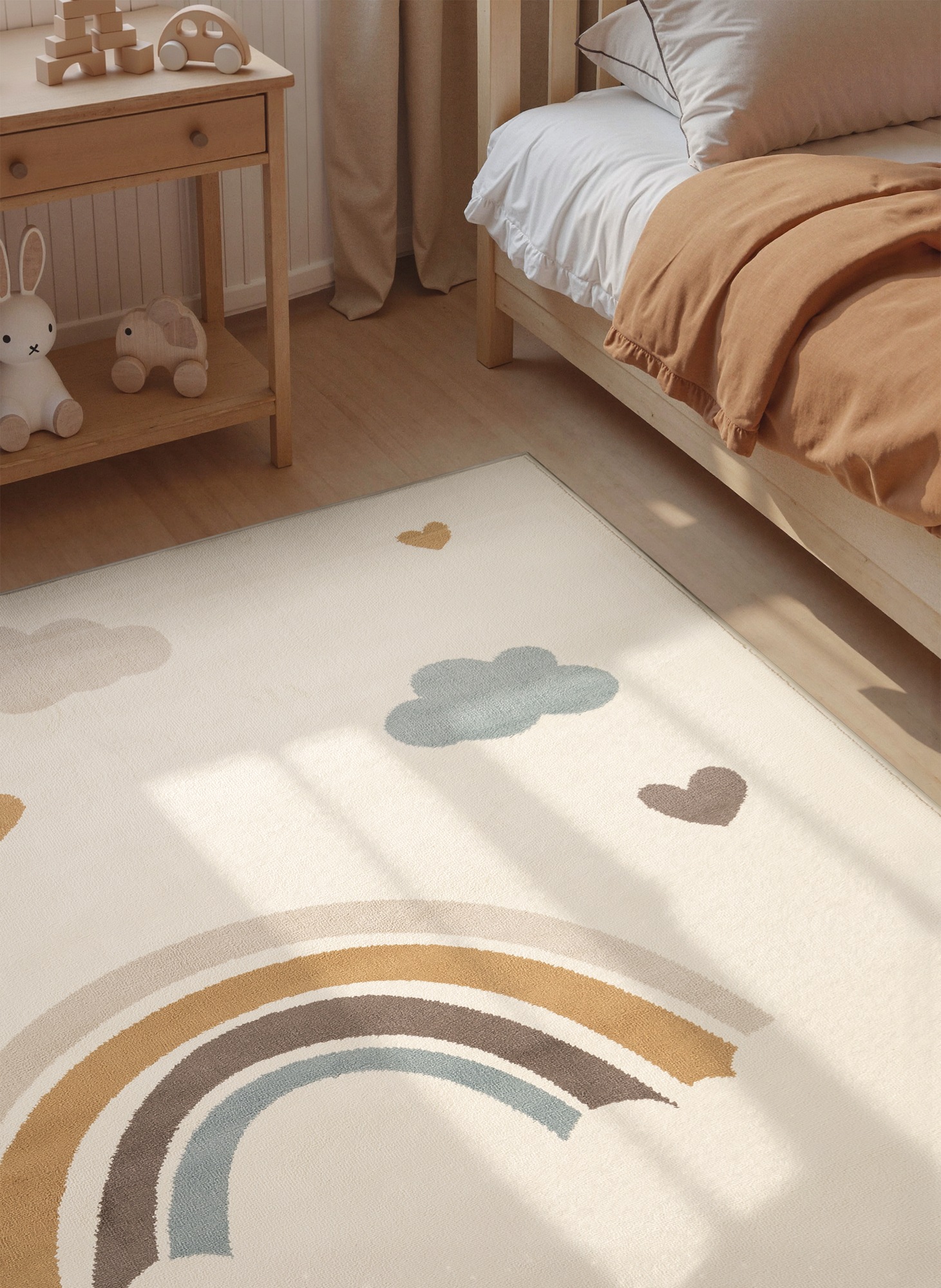 HANSE Home Kinderteppich »Skyla« rechteckig 10 mm Höhe Pflegeleicht, Weich, Kinderzimmer, Spielteppich, Spielunterlage