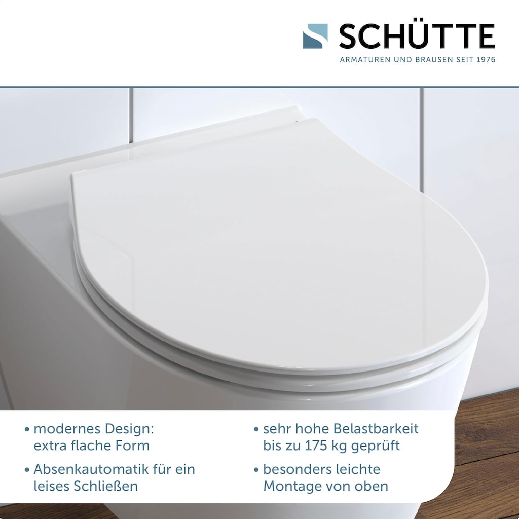 Schütte WC-Sitz »SLIM«