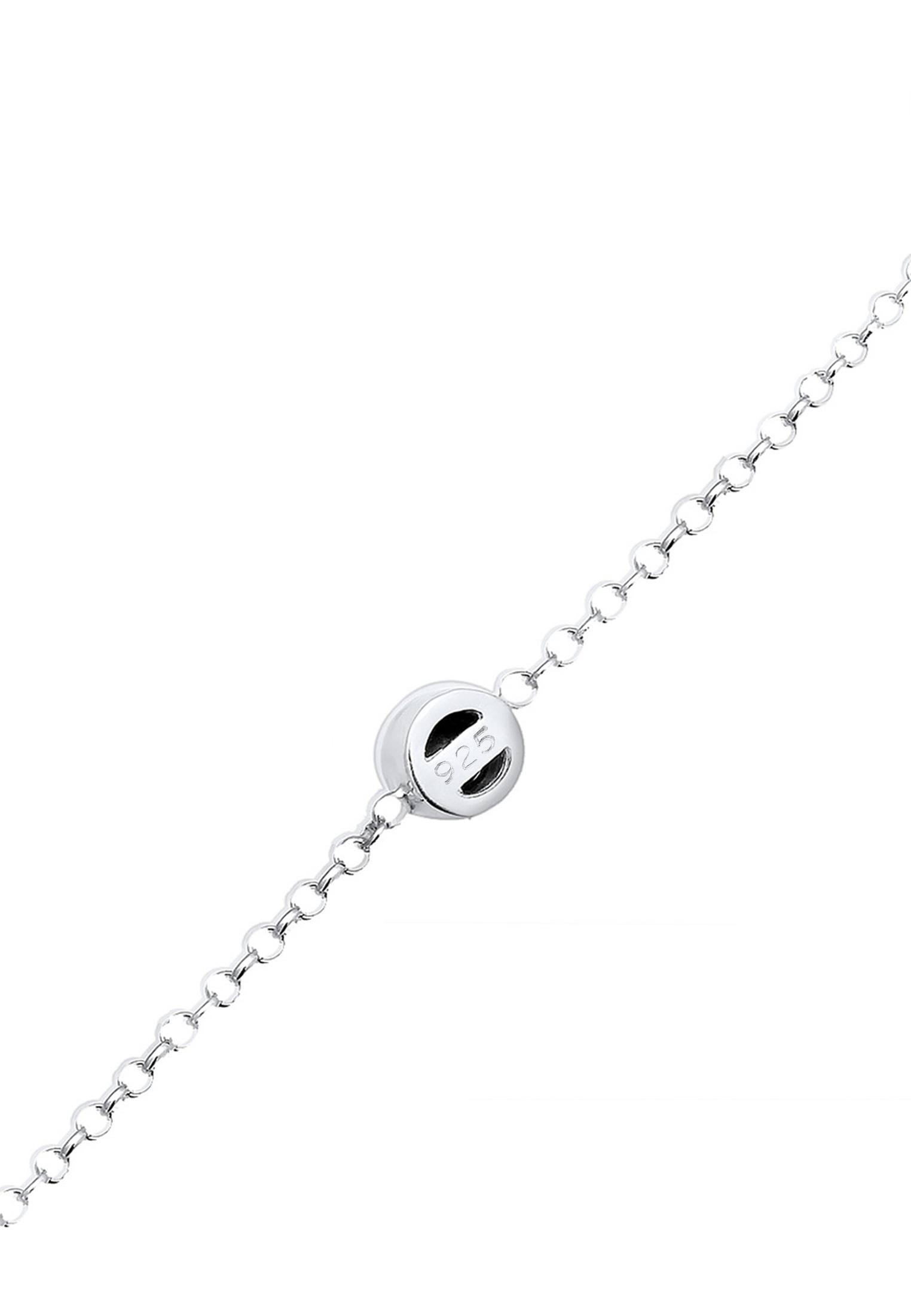 Elli Armband »Solitär Erbskette Kristalle 925 Silber«