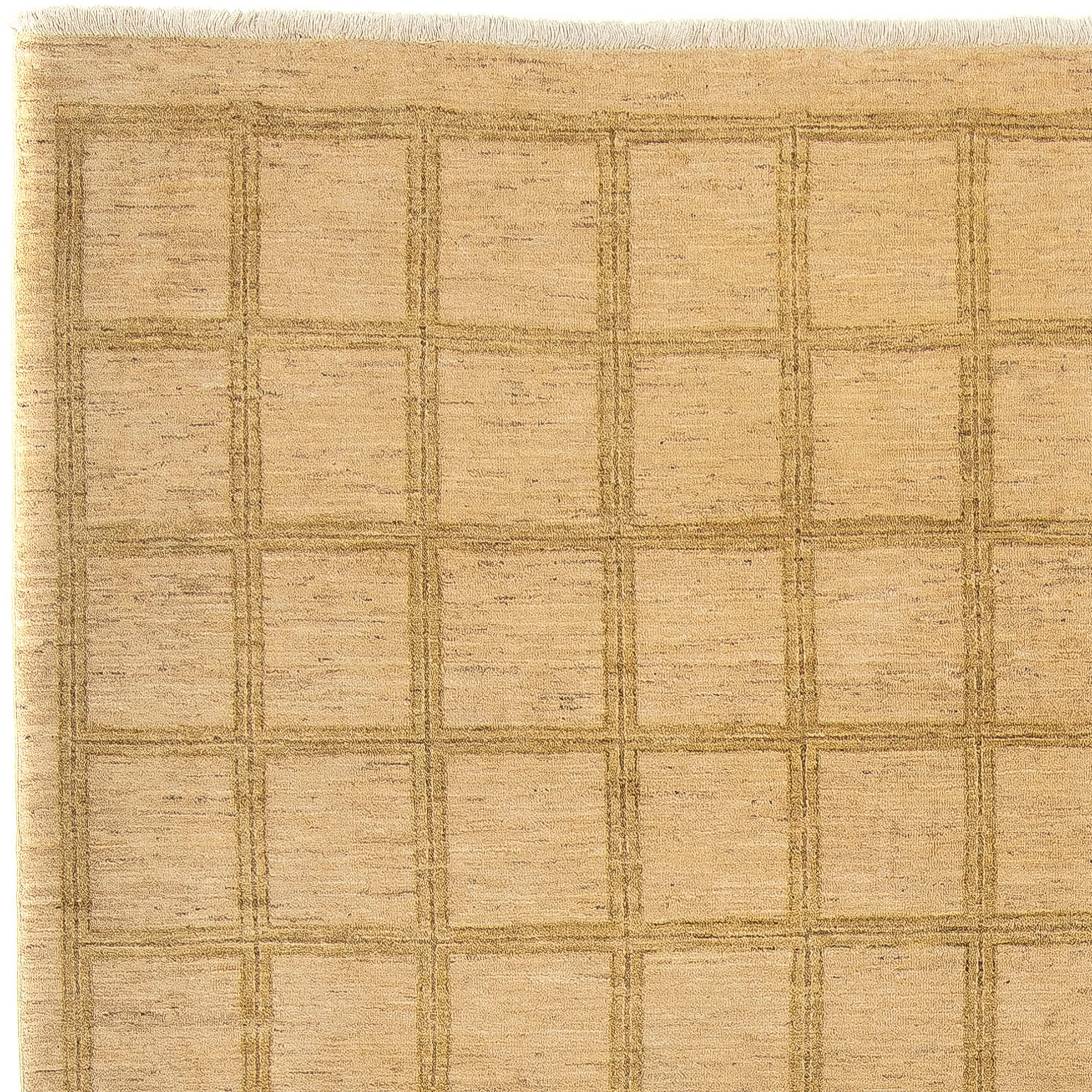 morgenland Orientteppich »Ziegler - Modern - 390 x 290 cm - beige«, rechteckig, Wohnzimmer, Handgeknüpft, Einzelstück mit Zertifikat