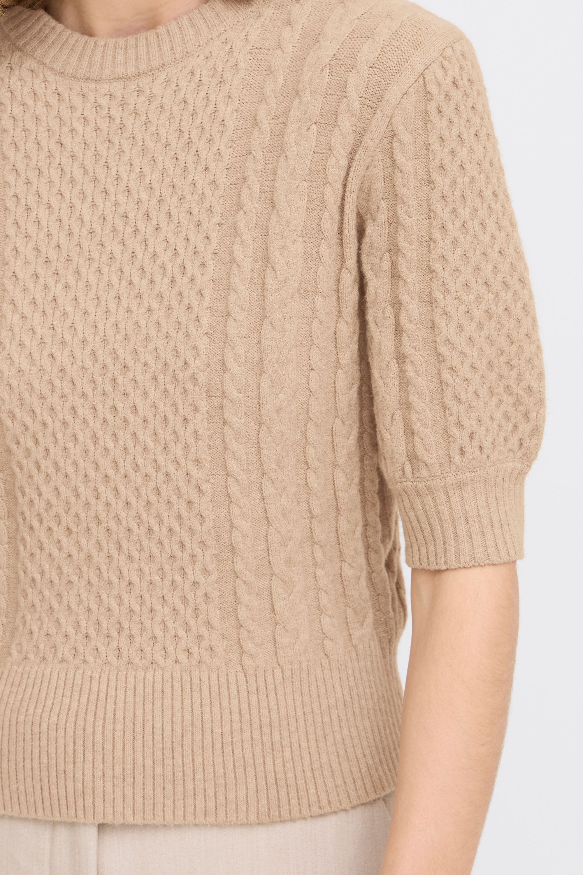 b.young Strickfleece-Pullover »Strickpullover BYNIBE SS JUMPER -«