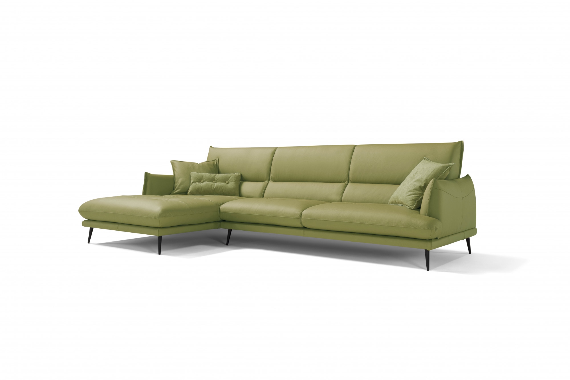 Egoitaliano Ecksofa "FUNNY, hochwertiges & aktuelles Design, bequeme Rückenlehne, L-Form" hochwertiger Sitzkomfort, L-Form