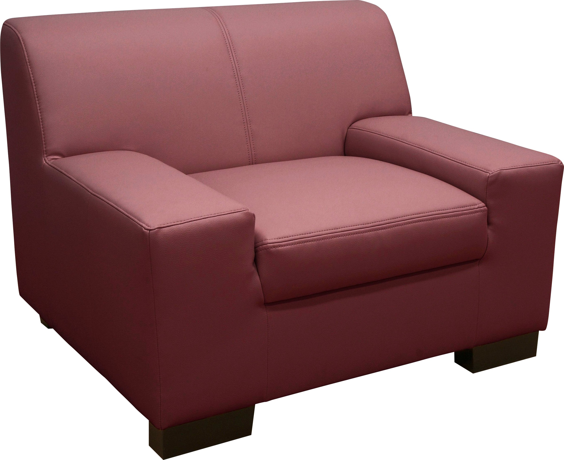 DOMO collection Sessel "Norma kubisch und zeitlos, komfortabel, flache Arml günstig online kaufen