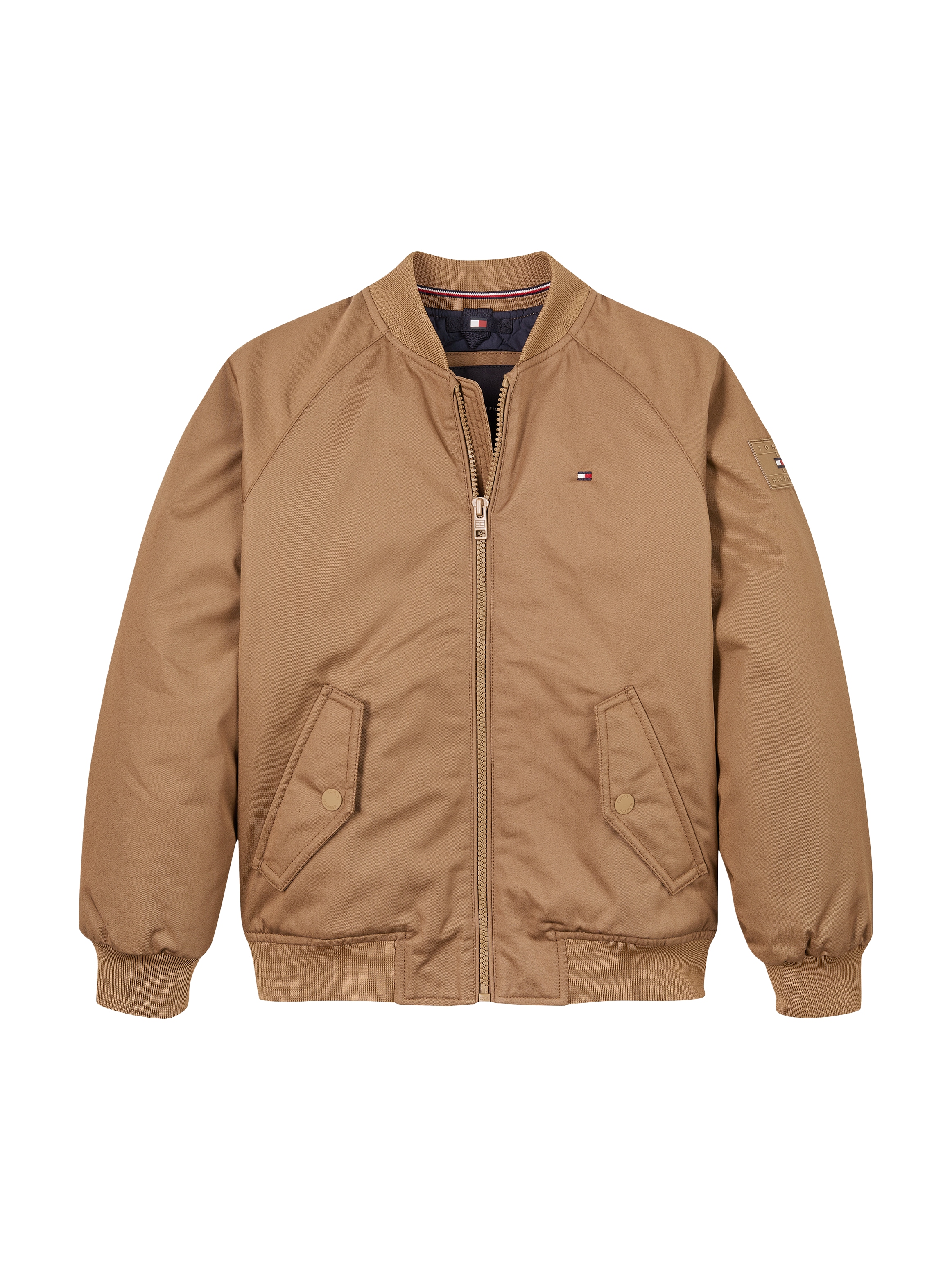 Tommy Hilfiger Bomberjacke »TWILL BOMBER JACKET«, mit Logo-Patch