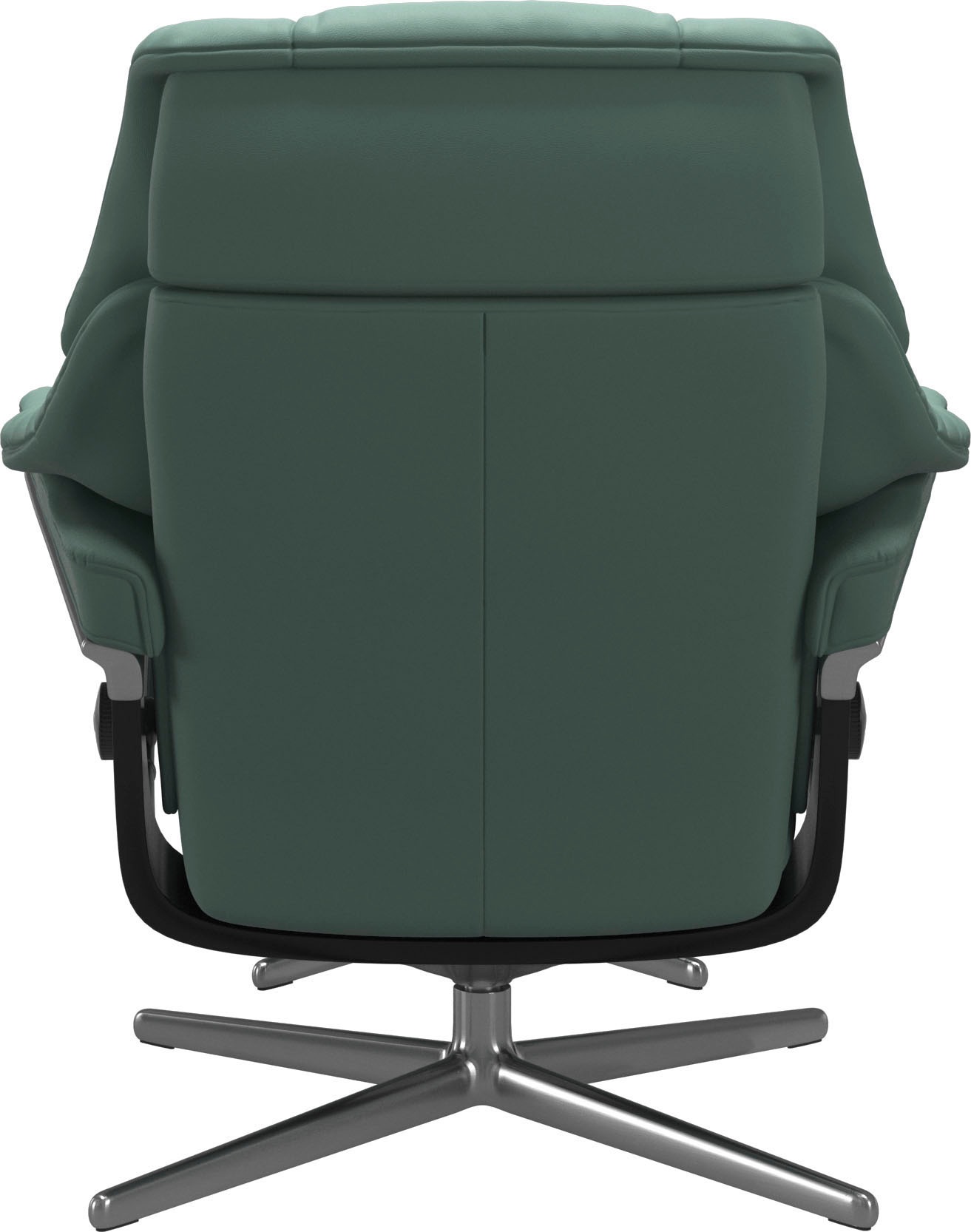 Thumbnail - Stressless Relaxsessel "Reno" Set, Relaxsessel mit Hocker, mit Hocker, mit Cross Base, Größe S, M & L, Holzakzent Schwar...