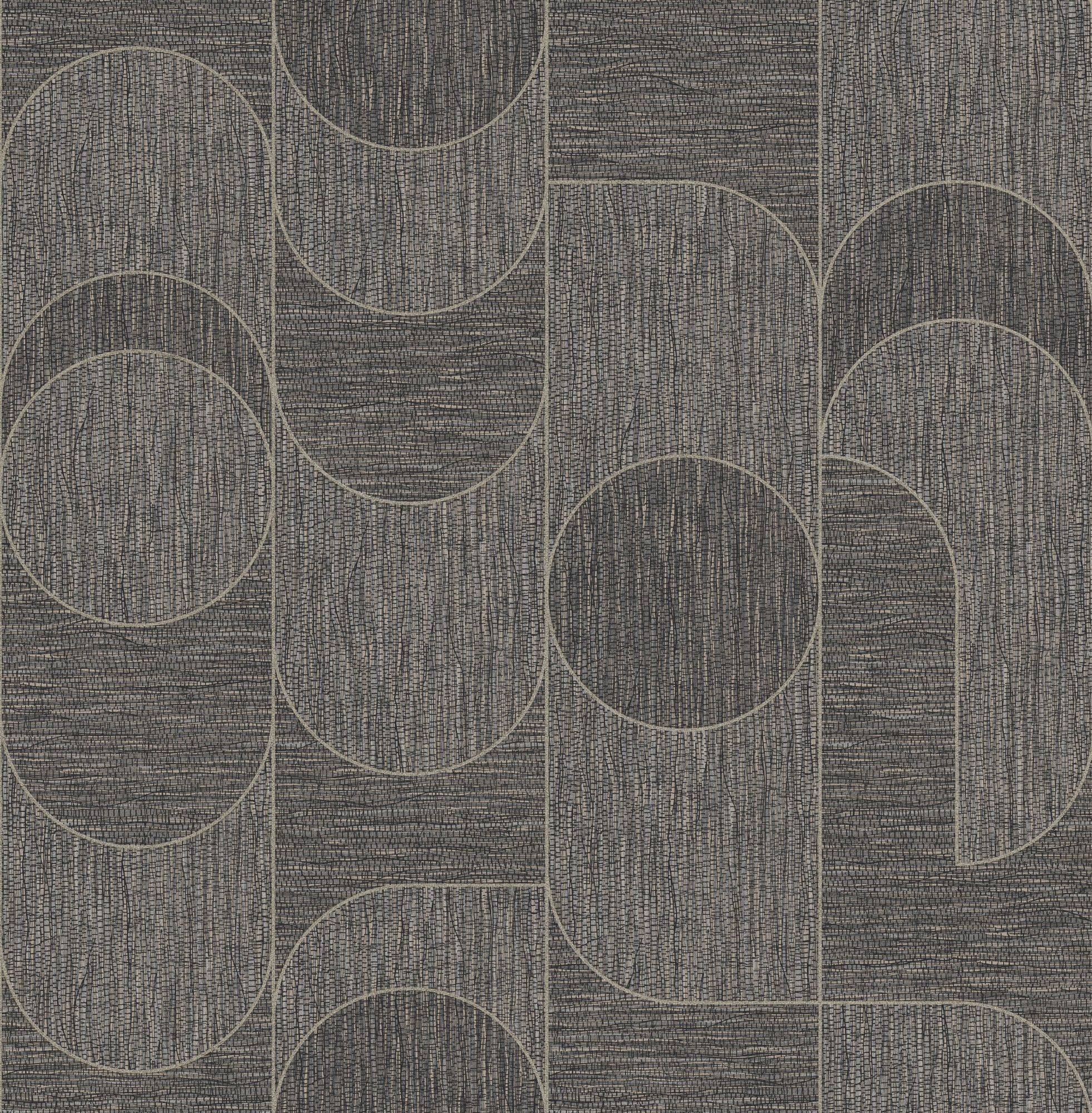 Sublime Vliestapete »GEOMETRIC GRASSCLOTH«, 3D-Optik, Design Tapeten