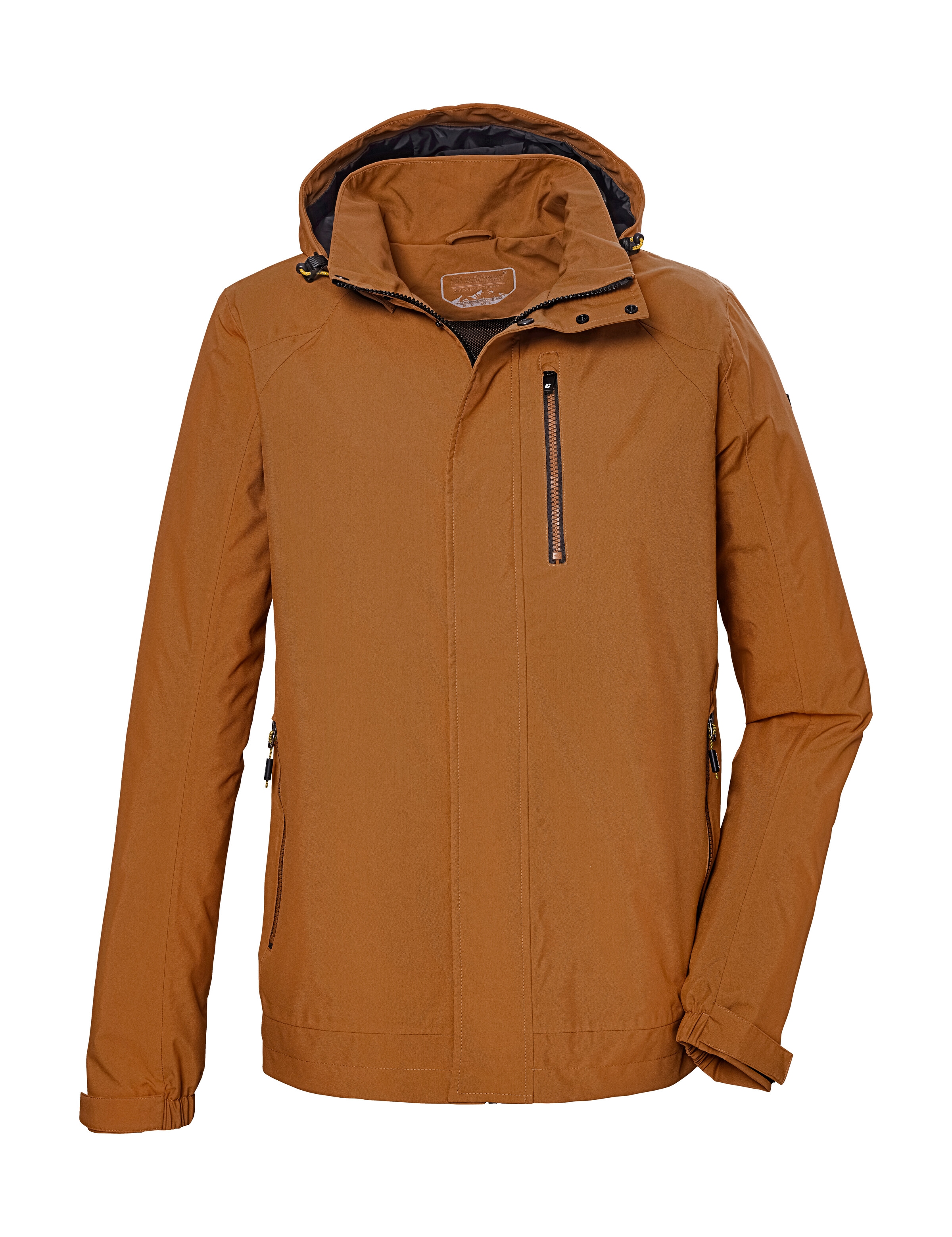 Killtec Outdoorjacke "KOS 52 MN JCKT" Funktionsjacke: wind- und wasserdicht, atmungsaktiv, abnehmbare Kapuze