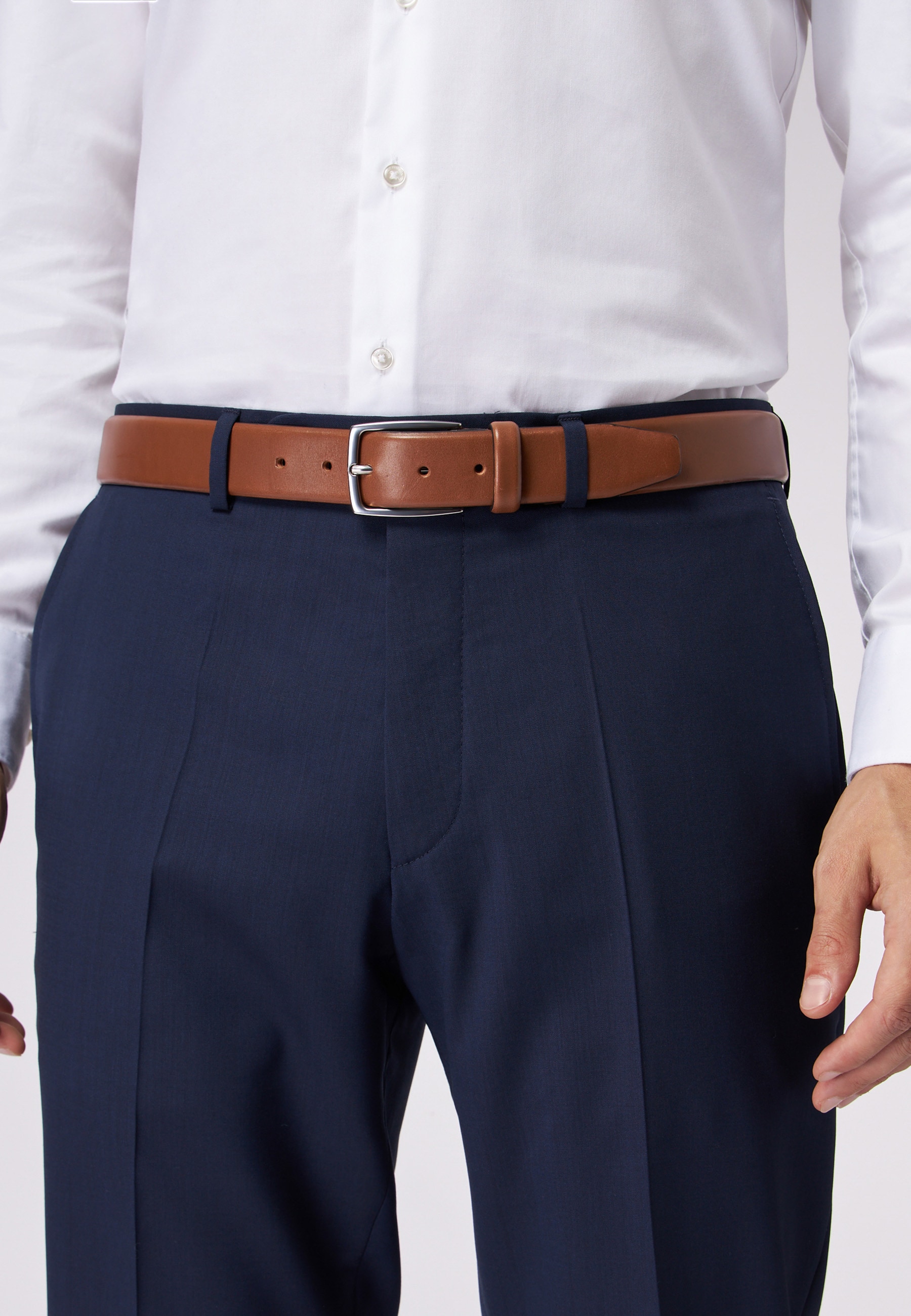 Roy Robson Ledergürtel »Eleganter Business Ledergürtel«, mit modernem Design