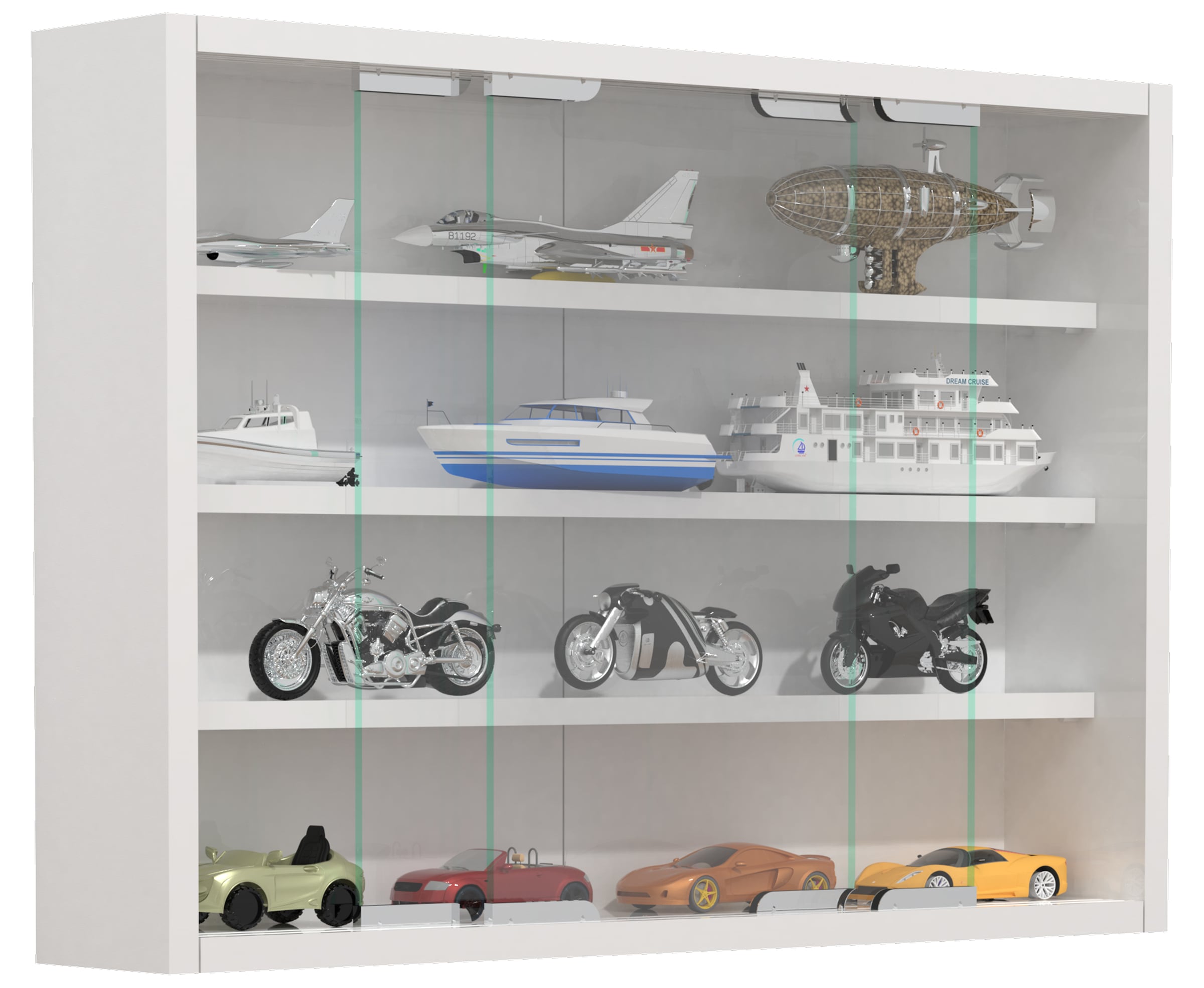 VCM Wandregal "Hängevitrine Wandvitrine Sammel Deko Agisa M" günstig online kaufen