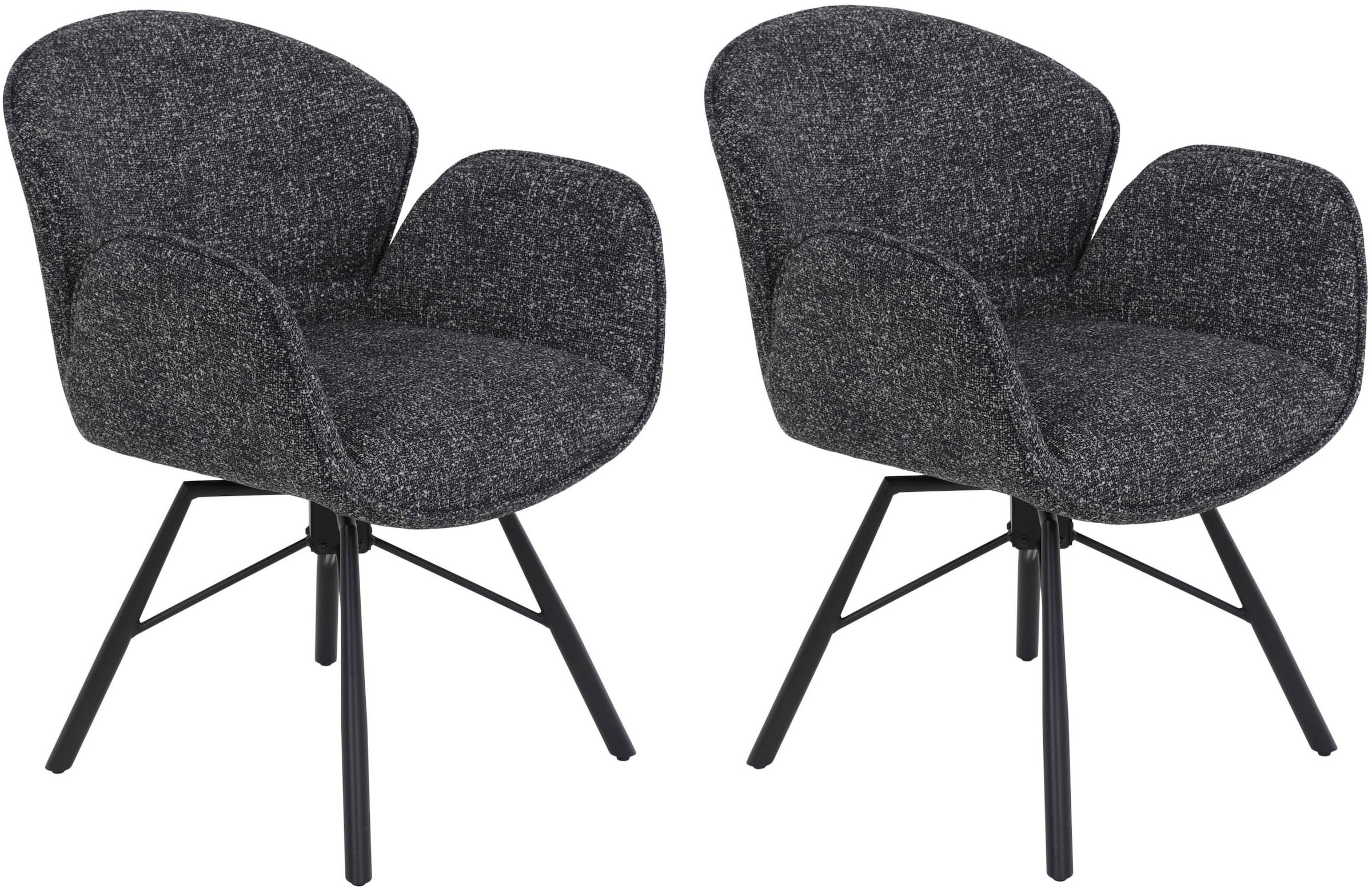 HELA 4-Fußstuhl "BRISTOL, Armlehnen Stuhl, Sessel, Esszimmerstuhl" (Set) 2 günstig online kaufen