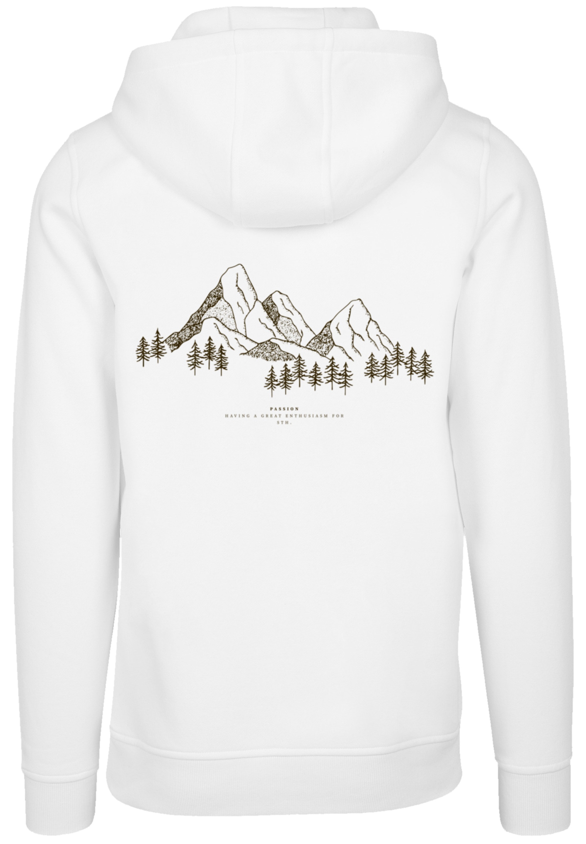 F4NT4STIC Kapuzenpullover »Berge Winter Schnee PLUSSIZE«, Premium Qualität