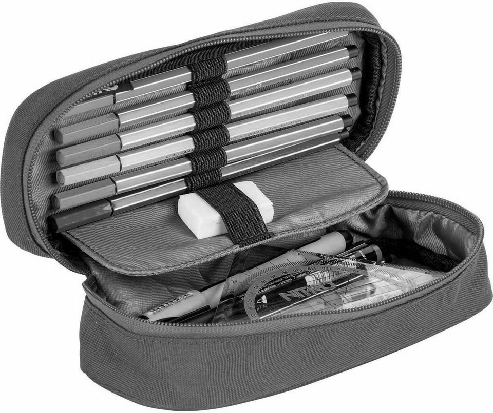 »Pencil Etui Faulenzer Stifte BAUR XL«, Box, Federtasche Case NITRO | Schlampermäppchen, Federmäppchen,