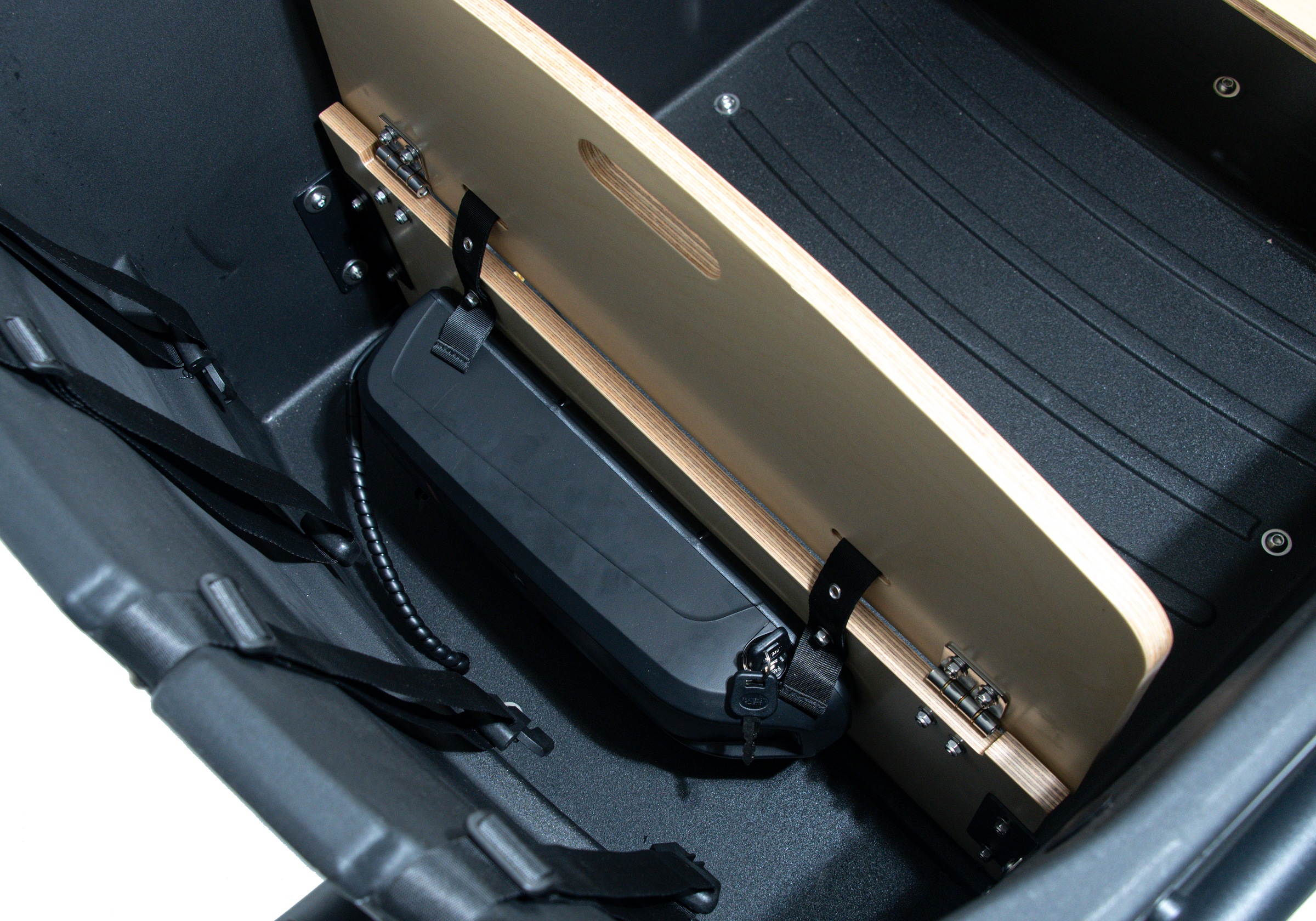 Royal Cargo Bikes »Cargo 3W Premium 17,5Ah / 630 Wh 24 / 26 Zoll grau« 7 Gang Shimano Nexus Schaltwerk Nabenschaltung Mittelmotor 250 W