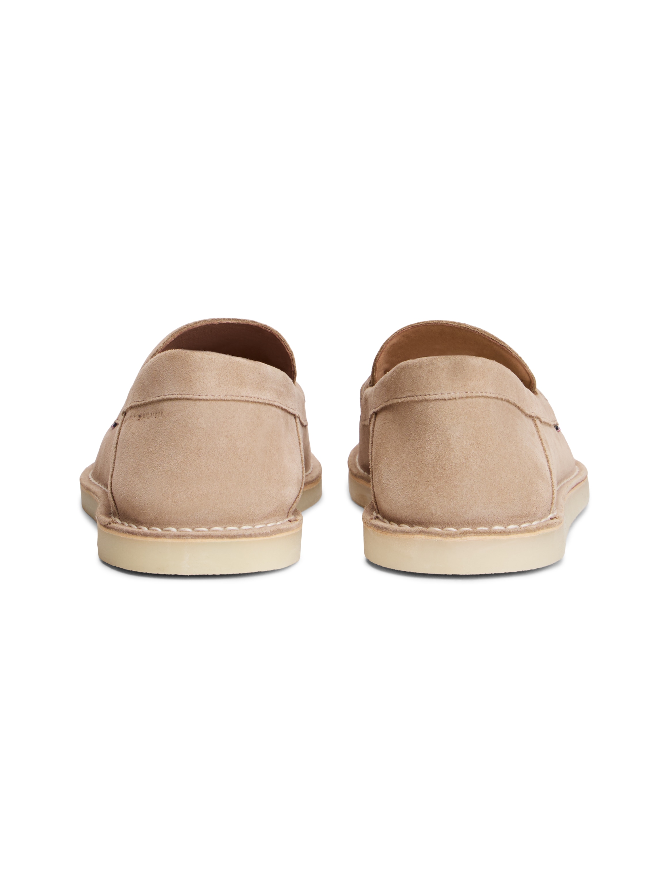 Tommy Hilfiger Loafer »HILFIGER STITCHDOWN SUEDE LOAFER«  Schlupfschuh, Slipper mit dezenter Rahmennaht