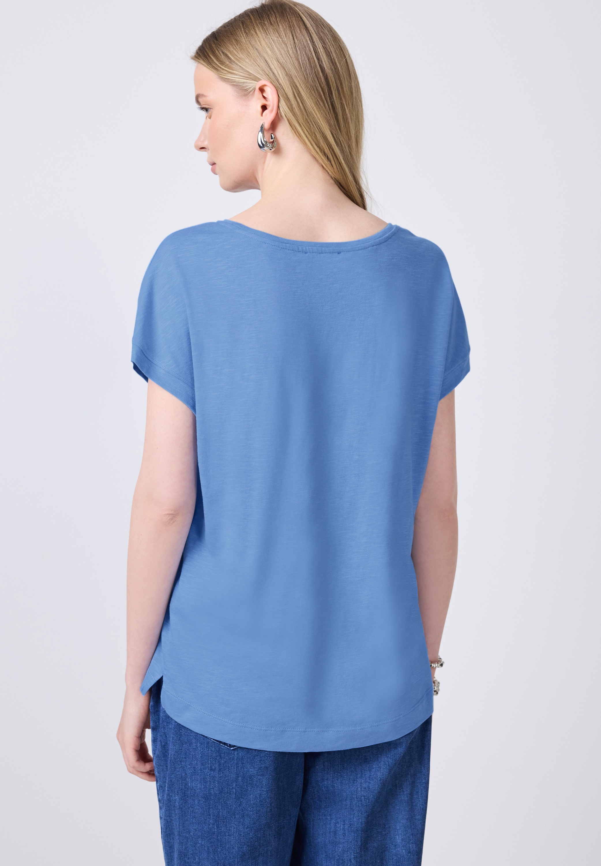 STREET ONE STUDIO T-Shirt, mit V-Ausschnitt günstig online kaufen