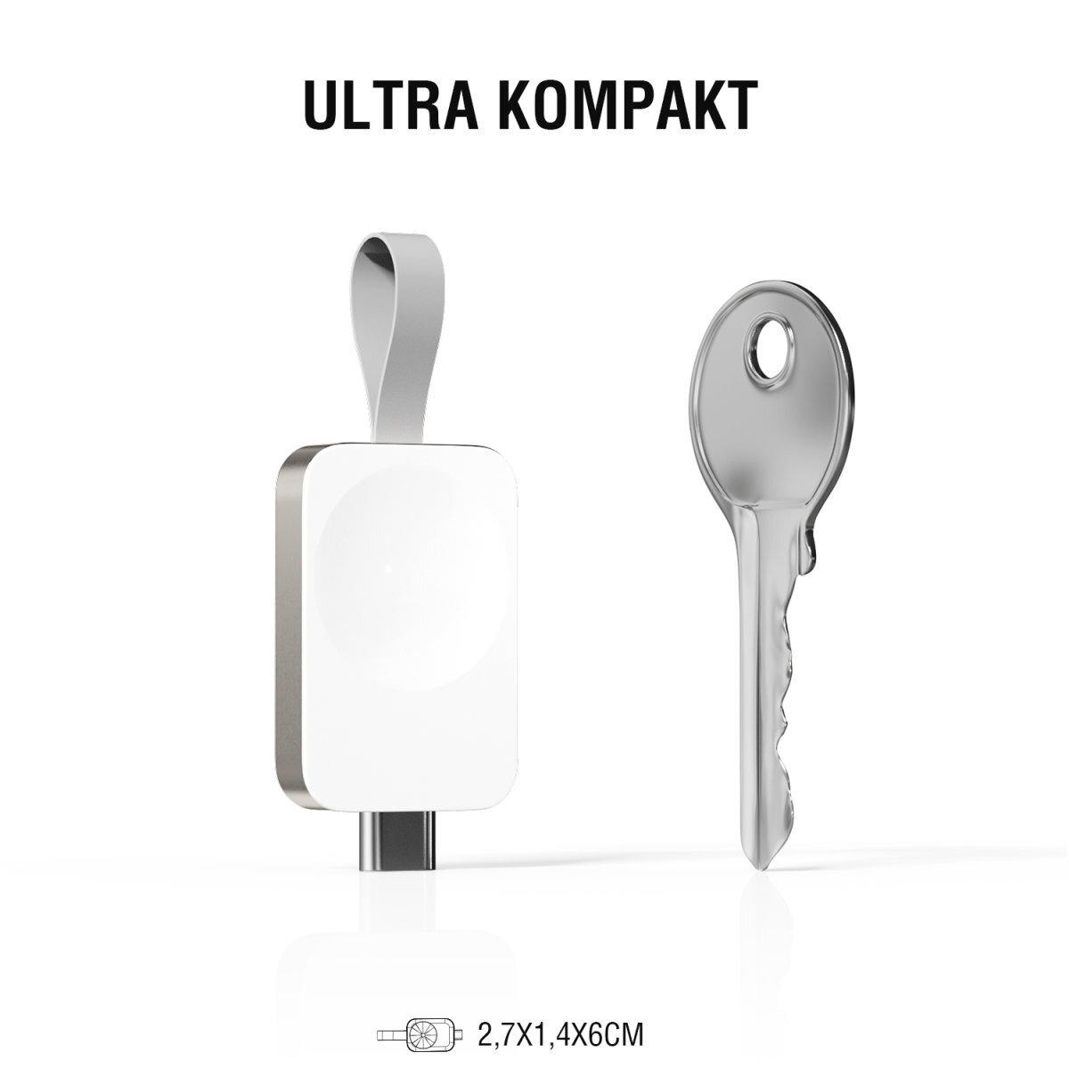 4smarts Wireless Charger »WirelessCharger VoltBeam für Apple Watch + USB-C Verlängerung«