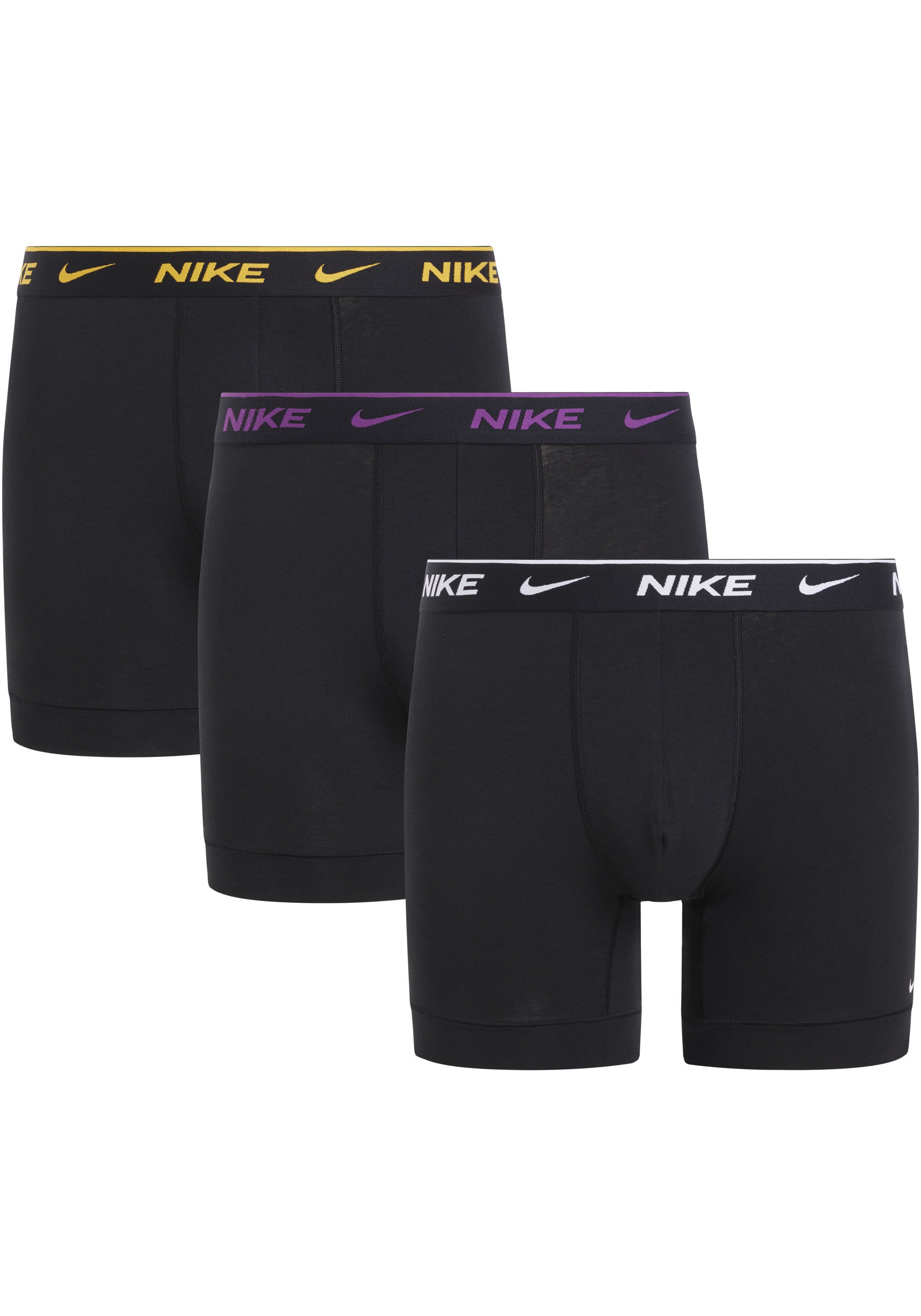 Boxershorts »BOXER BRIEF 3PK«, (Packung, 3 St., 3er), mit NIKE Logo-Elastikbund