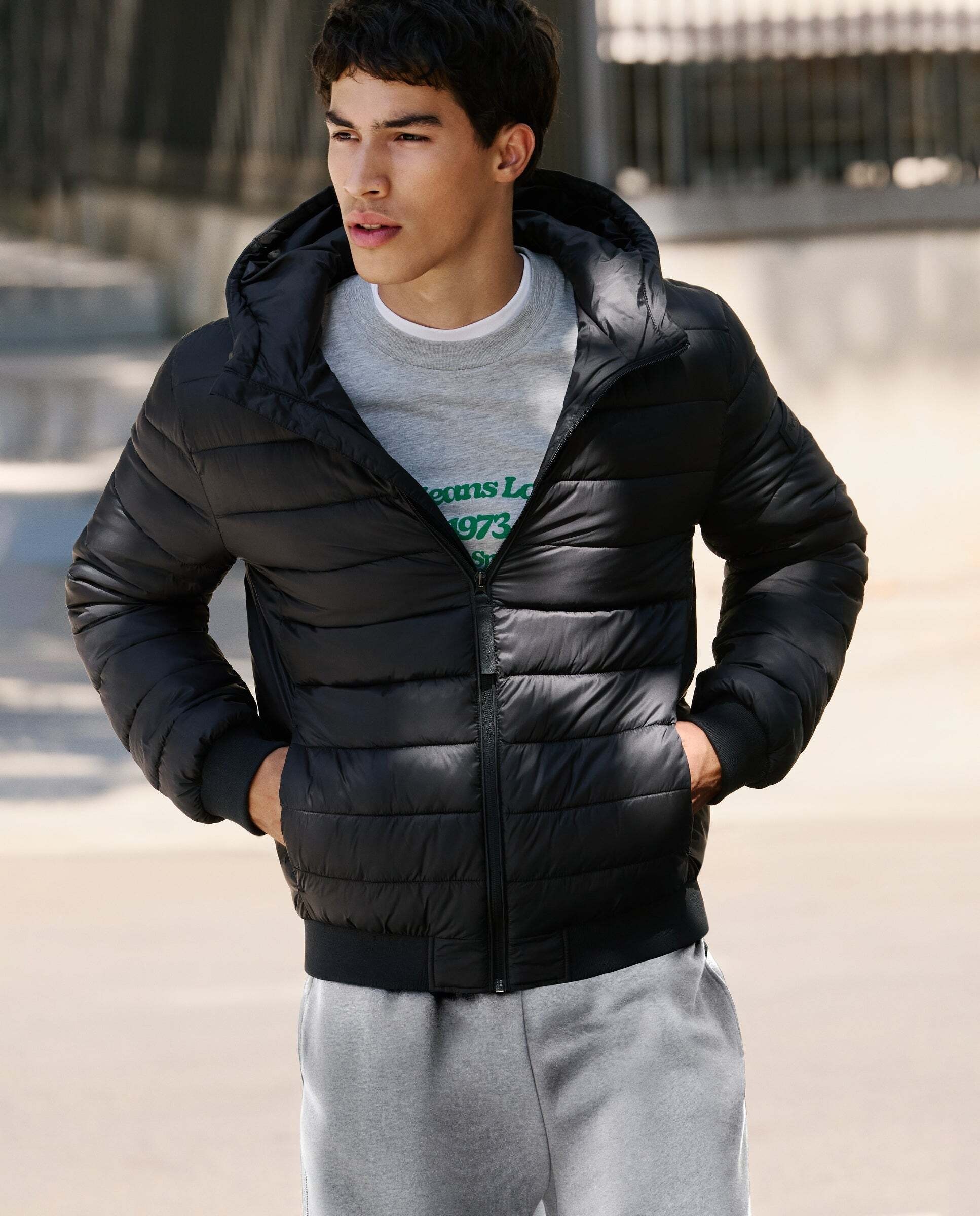 Pepe Jeans Wintermantel »Wintermantel PUFFER HOOD JACKET«
