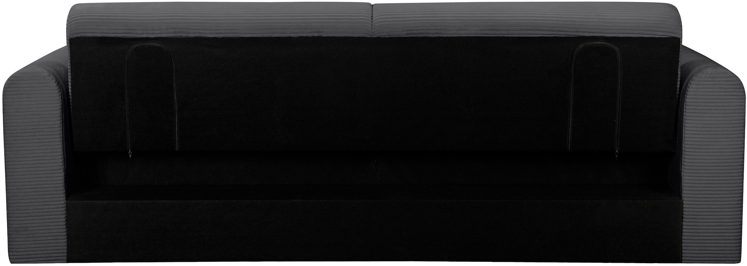 OTTO home 3-Sitzer »JONAA Schlafsofa 225 cm« Liegefläche 105/187 cm, softer Cord-Bezug