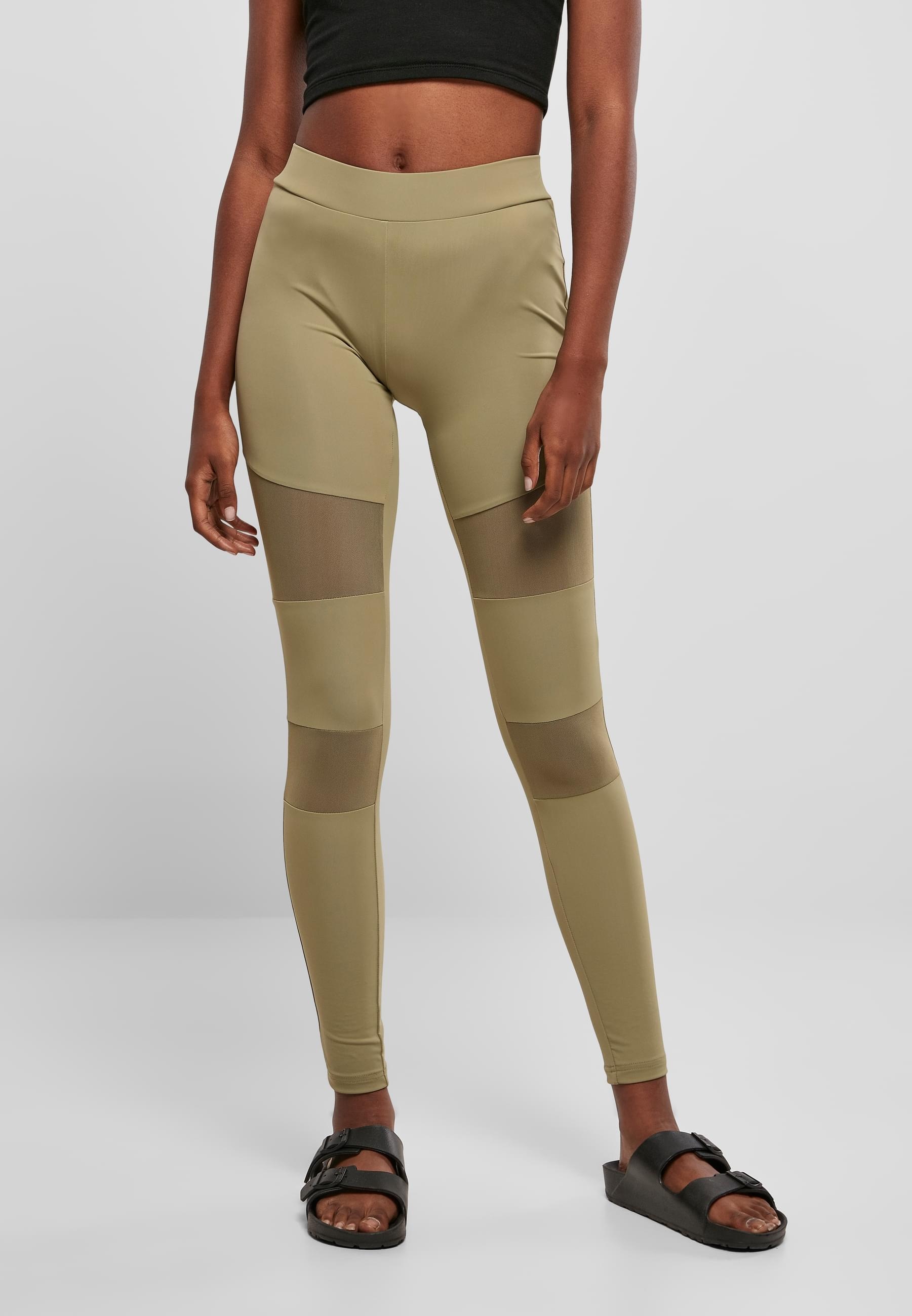 URBAN CLASSICS Leggings »Urban Classics Damen Ladies Tech Mesh Leggings«, (1 tlg.)