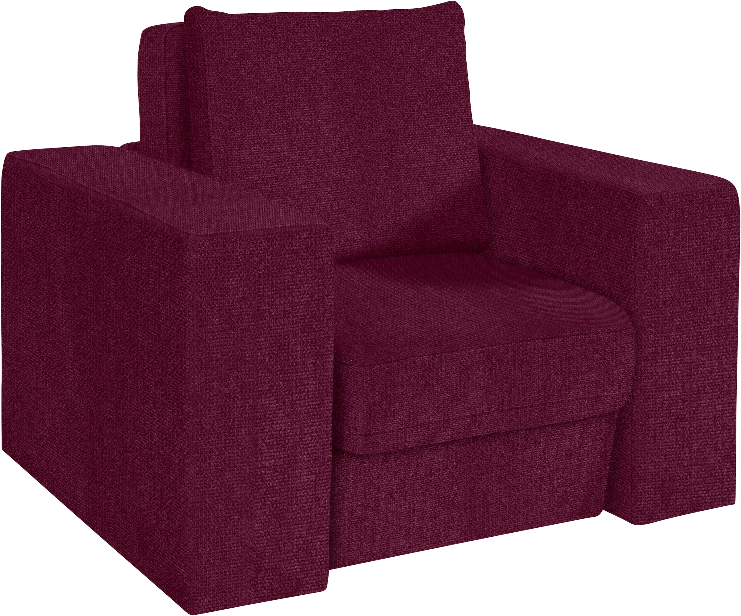 LOOKS by Wolfgang Joop Sessel »Looksv«, Verwandlungssessel: aus Sessel wird Sessel mit Hocker