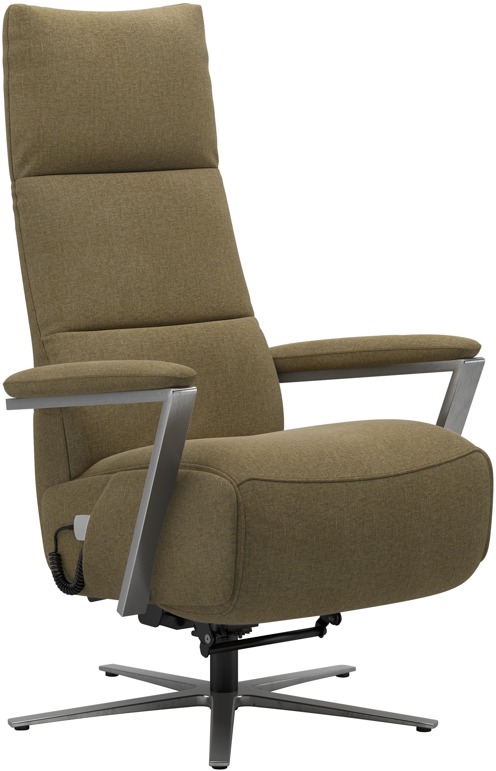 sit&more TV-Sessel "Vario Comfort, inkl. Kopfteilverstellung & 360 Drehfunktion" mit Herz-Waage-Funktion & 3 Motoren, Höhe der Armlehnen 60cm